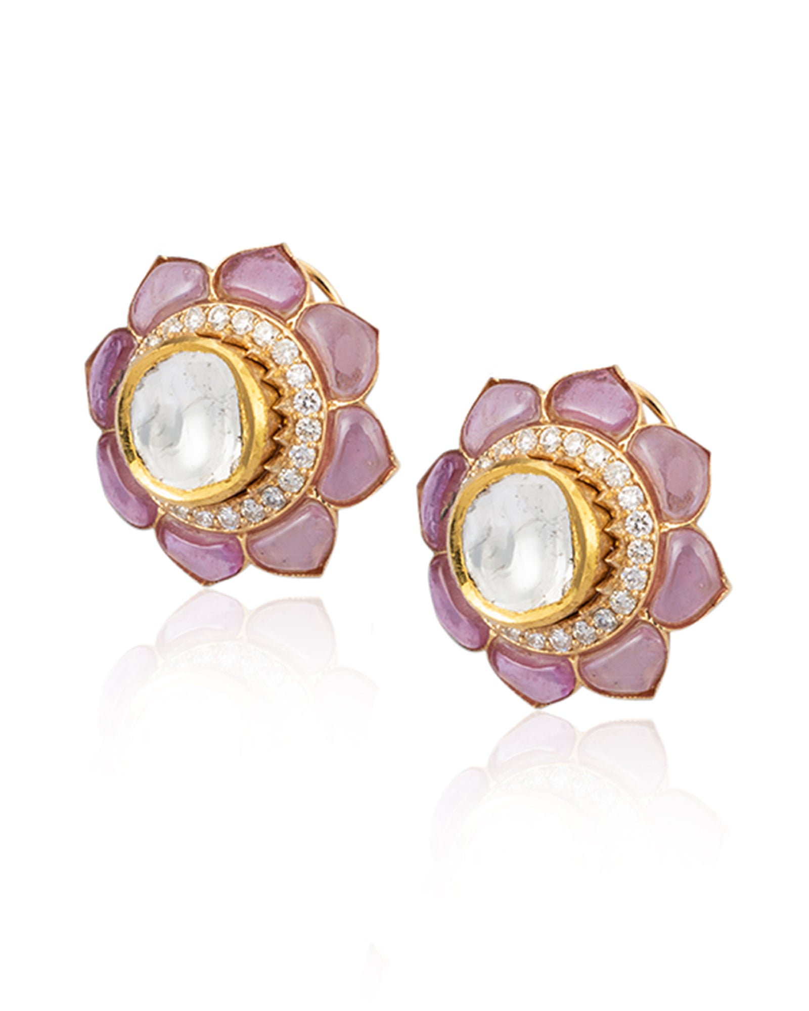Ruby Bloom Earrings | AMARIS JEWELS | Fine Jewelry 