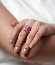 Ruby Blossom Ring | AMARIS JEWELS | Fine Jewelry 