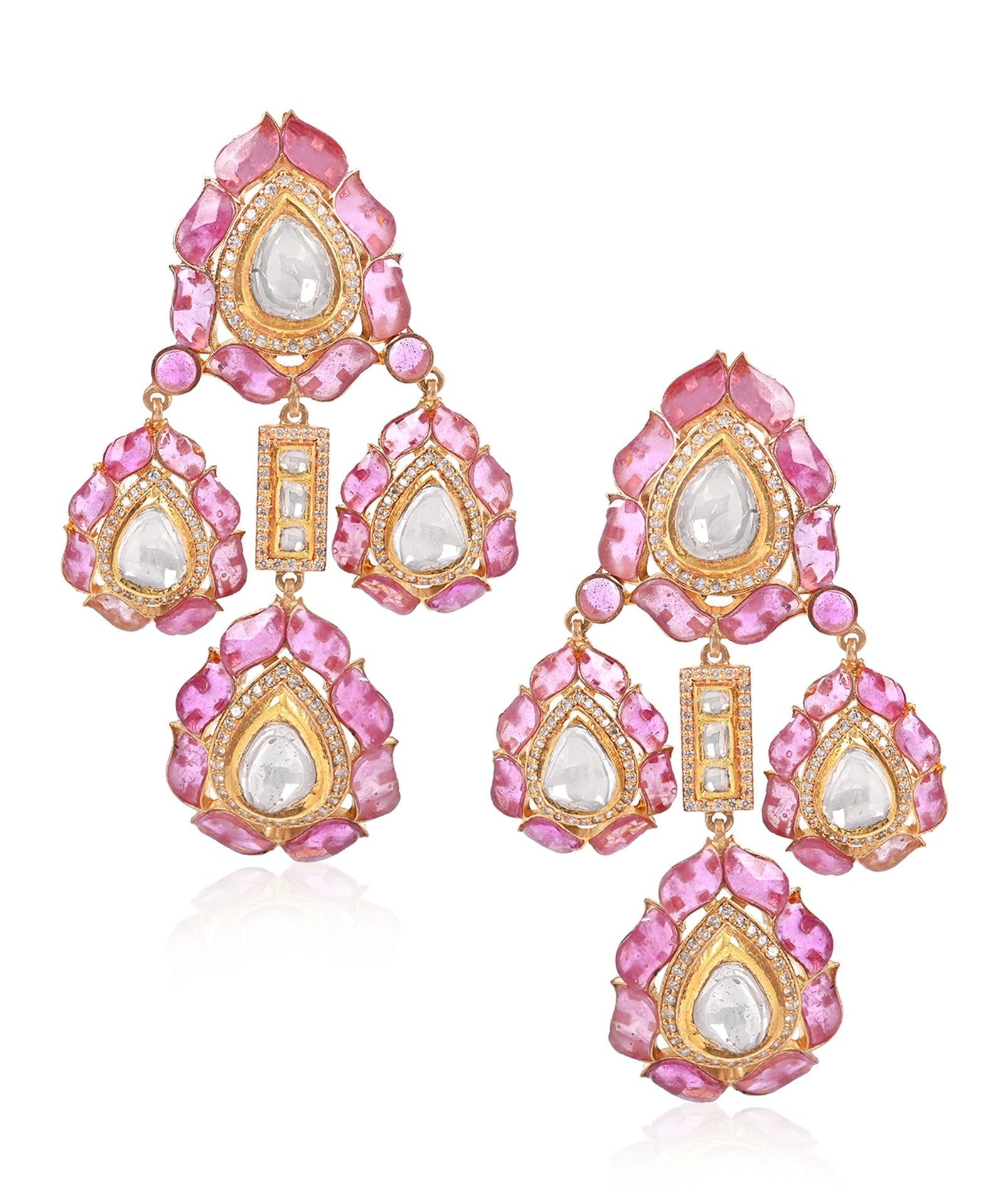 Ruby Cascade Earrings | AMARIS JEWELS | Fine Jewelry 