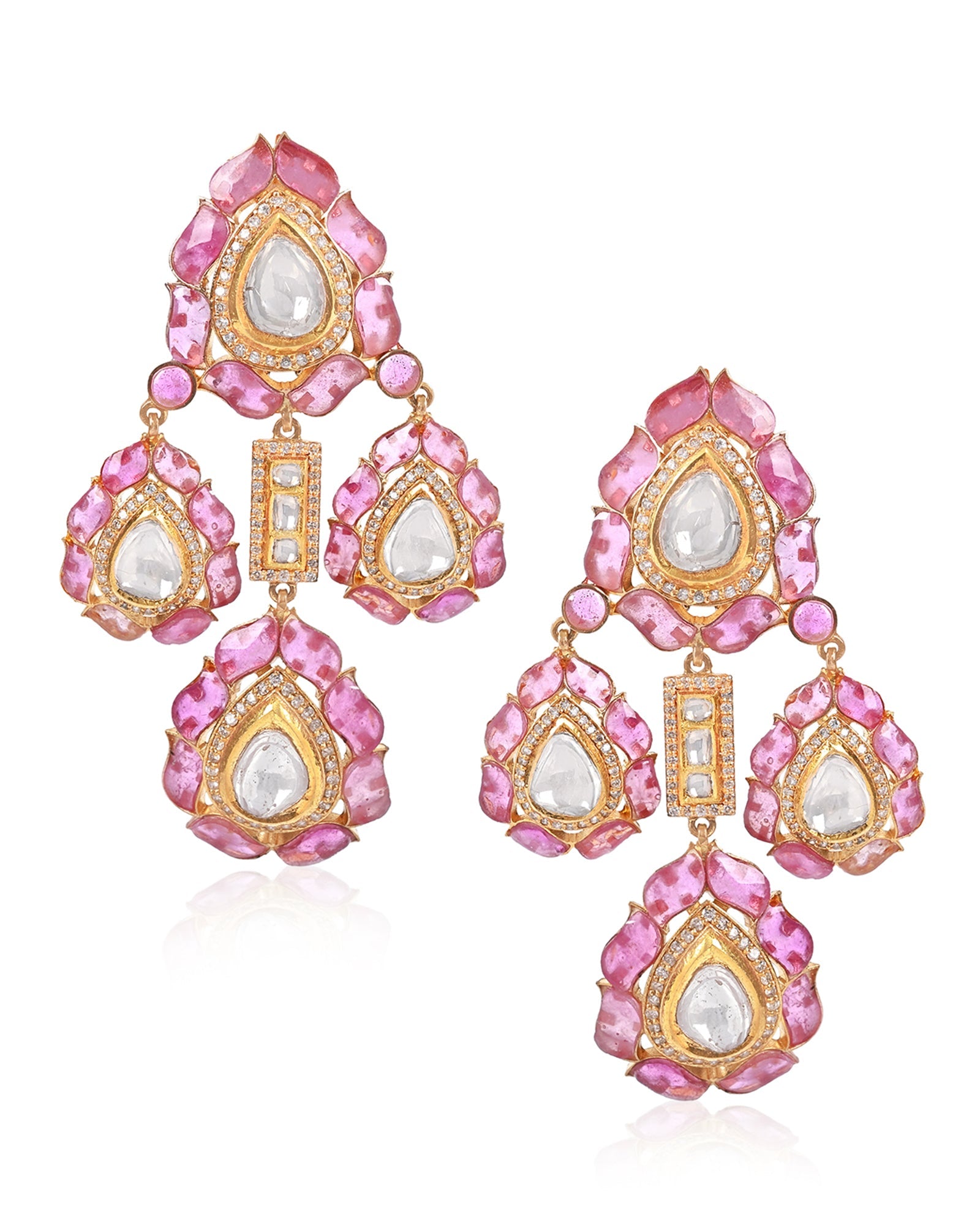 Ruby Cascade Earrings | AMARIS JEWELS | Fine Jewelry 