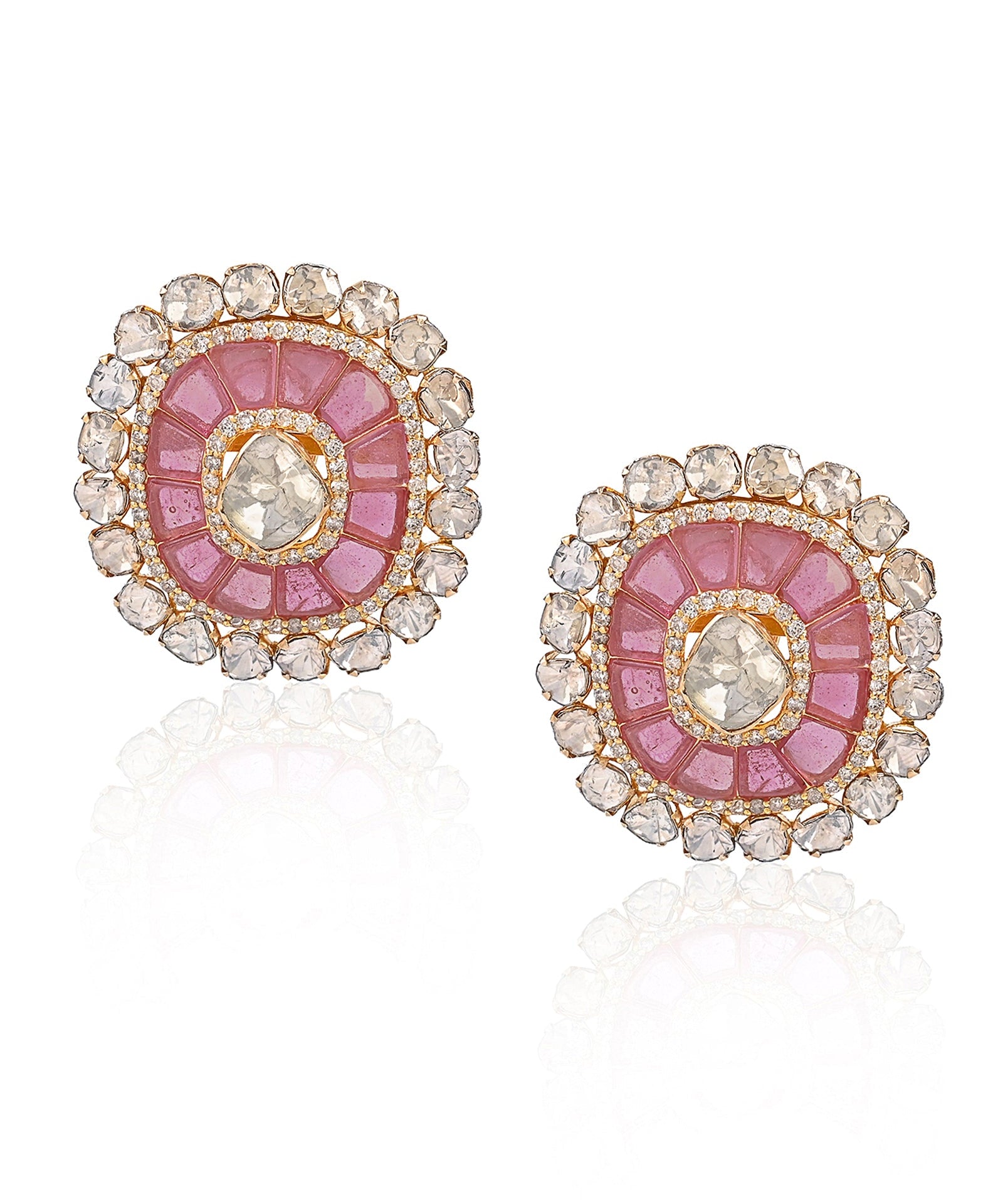 Ruby Duet Earrings | AMARIS JEWELS | Fine Jewelry 