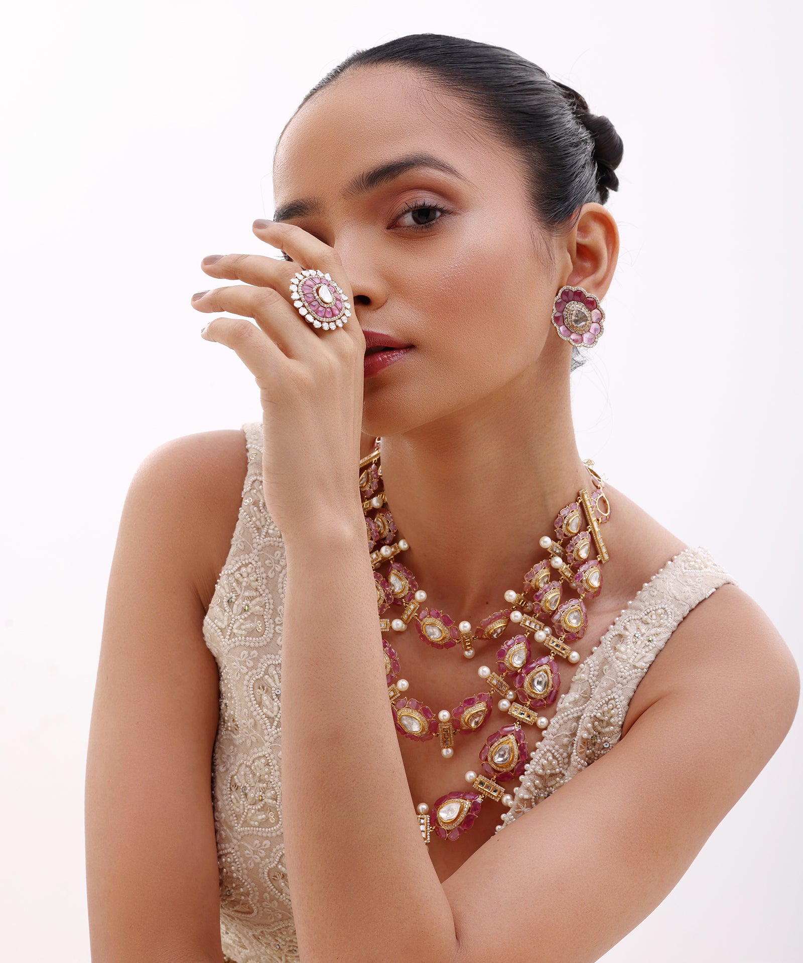 Ruby Duet Ring | AMARIS JEWELS | Fine Jewelry 