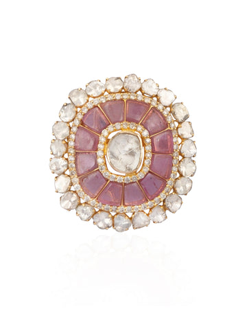 Ruby Duet Ring