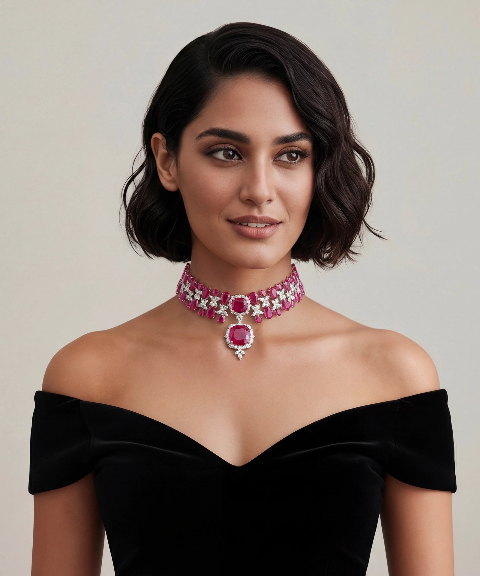 Ruby Eclipse Choker | AMARIS JEWELS | Fine Jewelry 