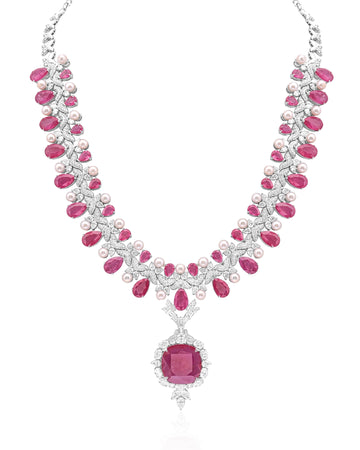Ruby Eclipse Necklace