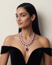 Ruby Eclipse Necklace | AMARIS JEWELS | Fine Jewelry 