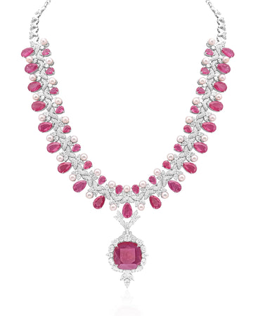 Ruby Eclipse Necklace