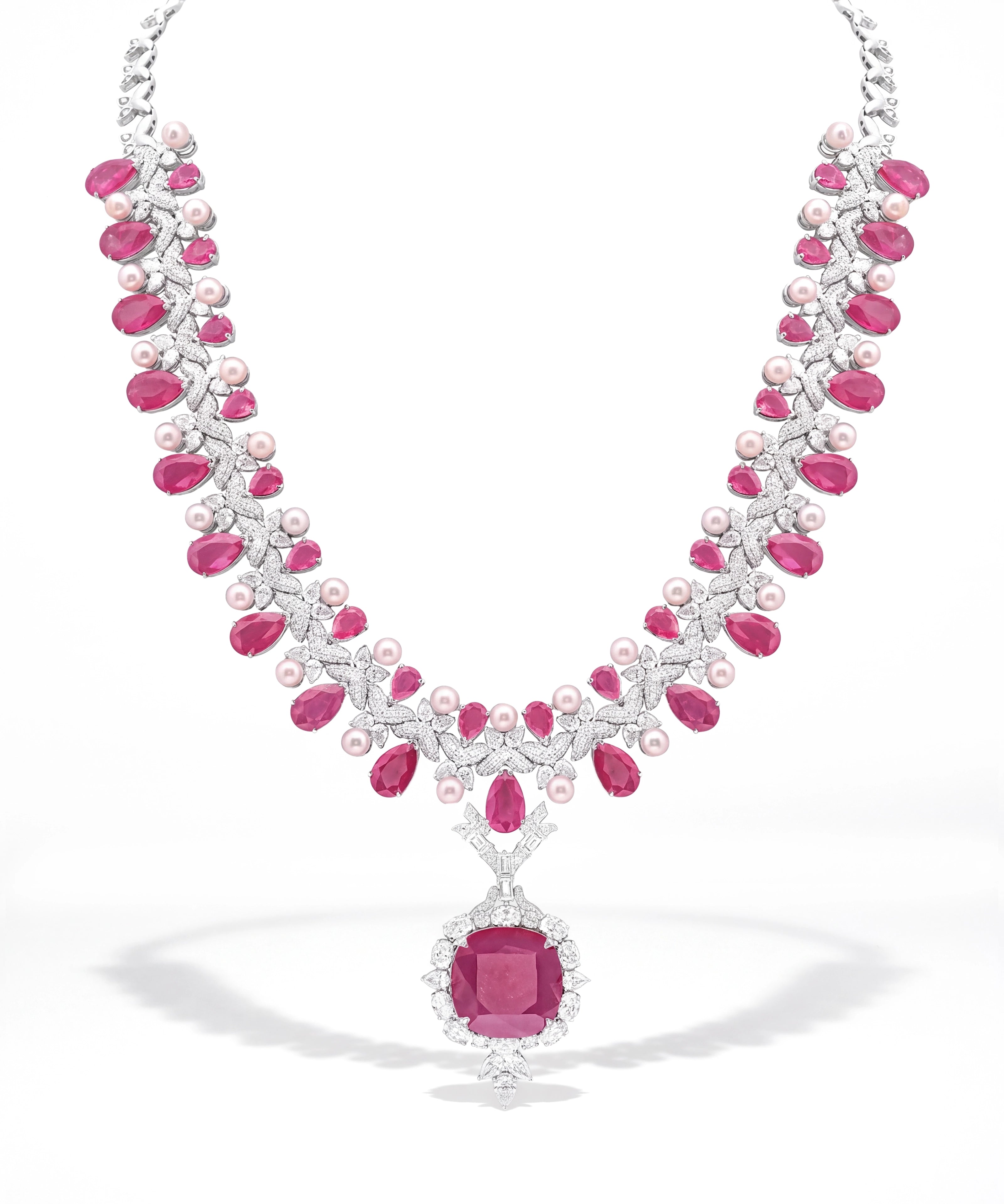 Ruby Eclipse Necklace | AMARIS JEWELS | Fine Jewelry