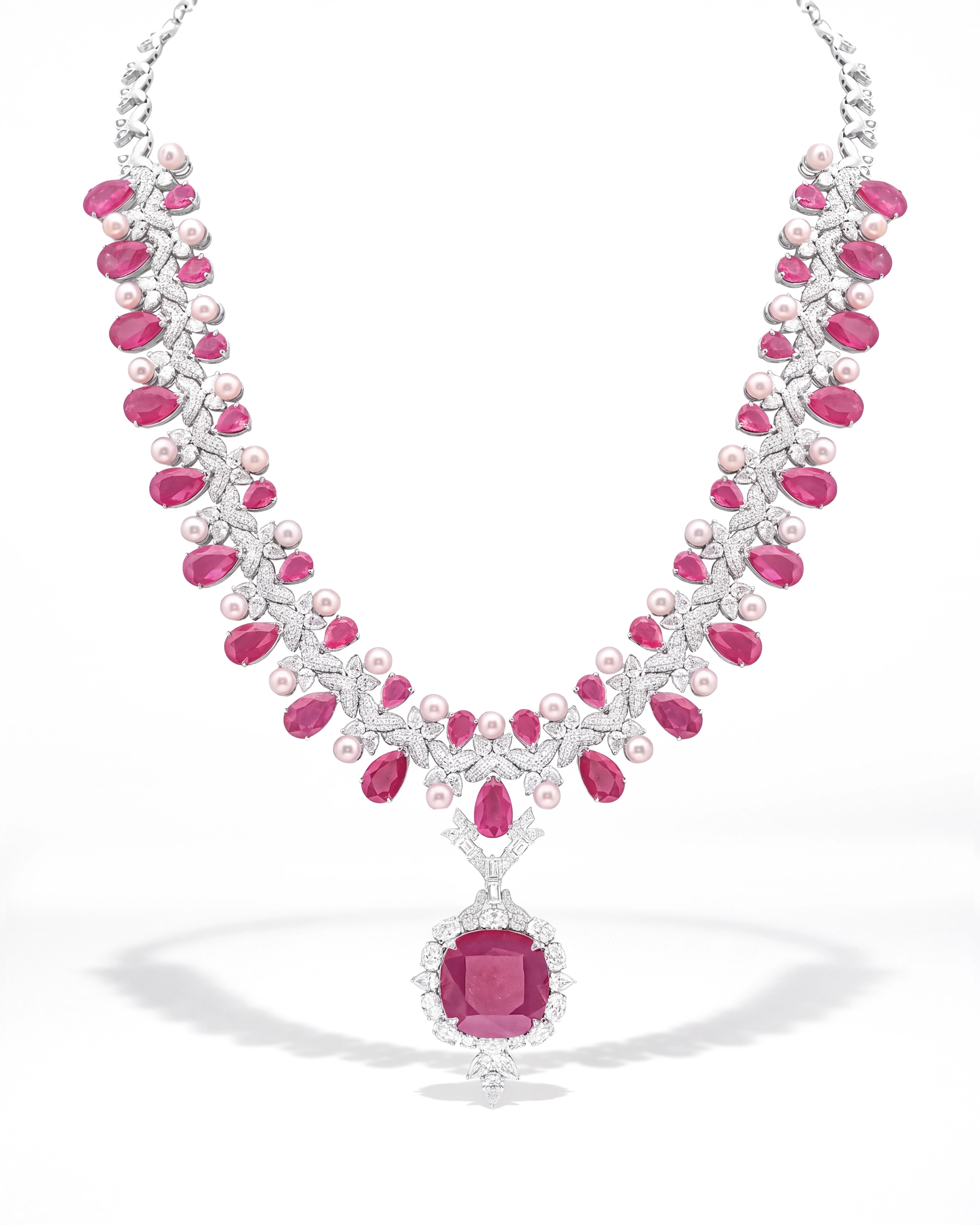 Ruby Eclipse Necklace | AMARIS JEWELS | Fine Jewelry