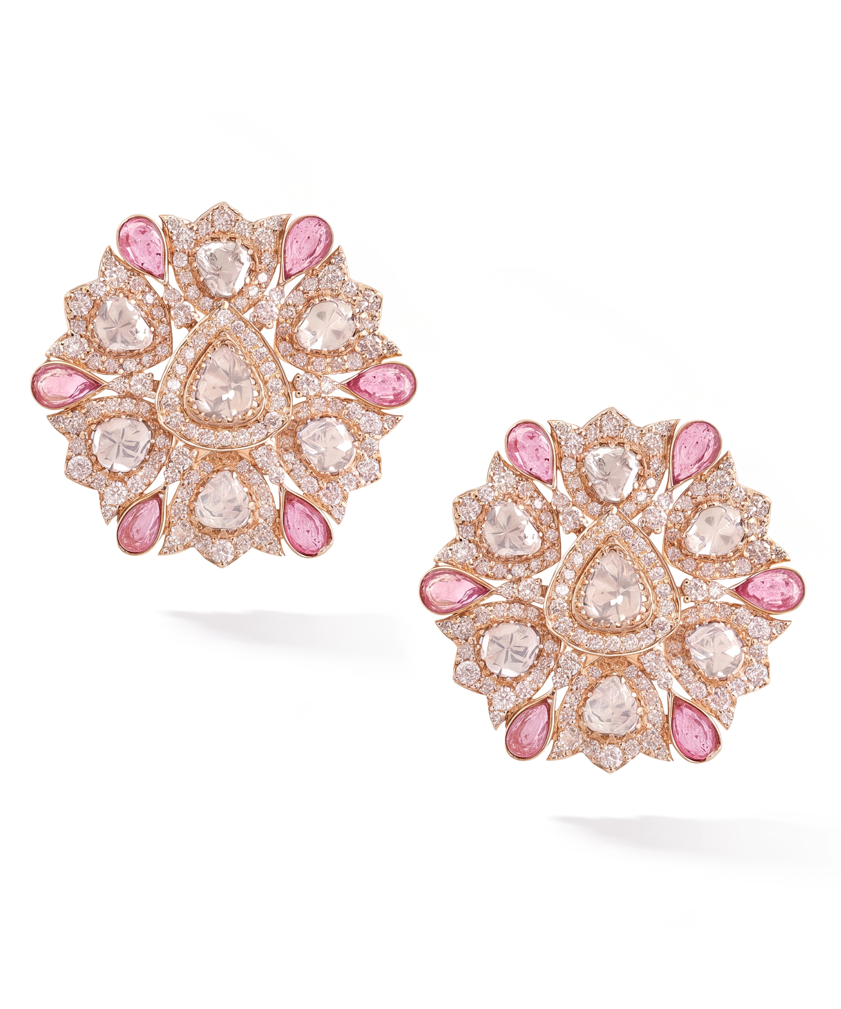Ruby Fleur Earrings | AMARIS JEWELS | Fine Jewelry