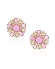 Ruby Flora Earrings | AMARIS JEWELS | Fine Jewelry 