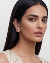Ruby Flora Earrings | AMARIS JEWELS | Fine Jewelry 