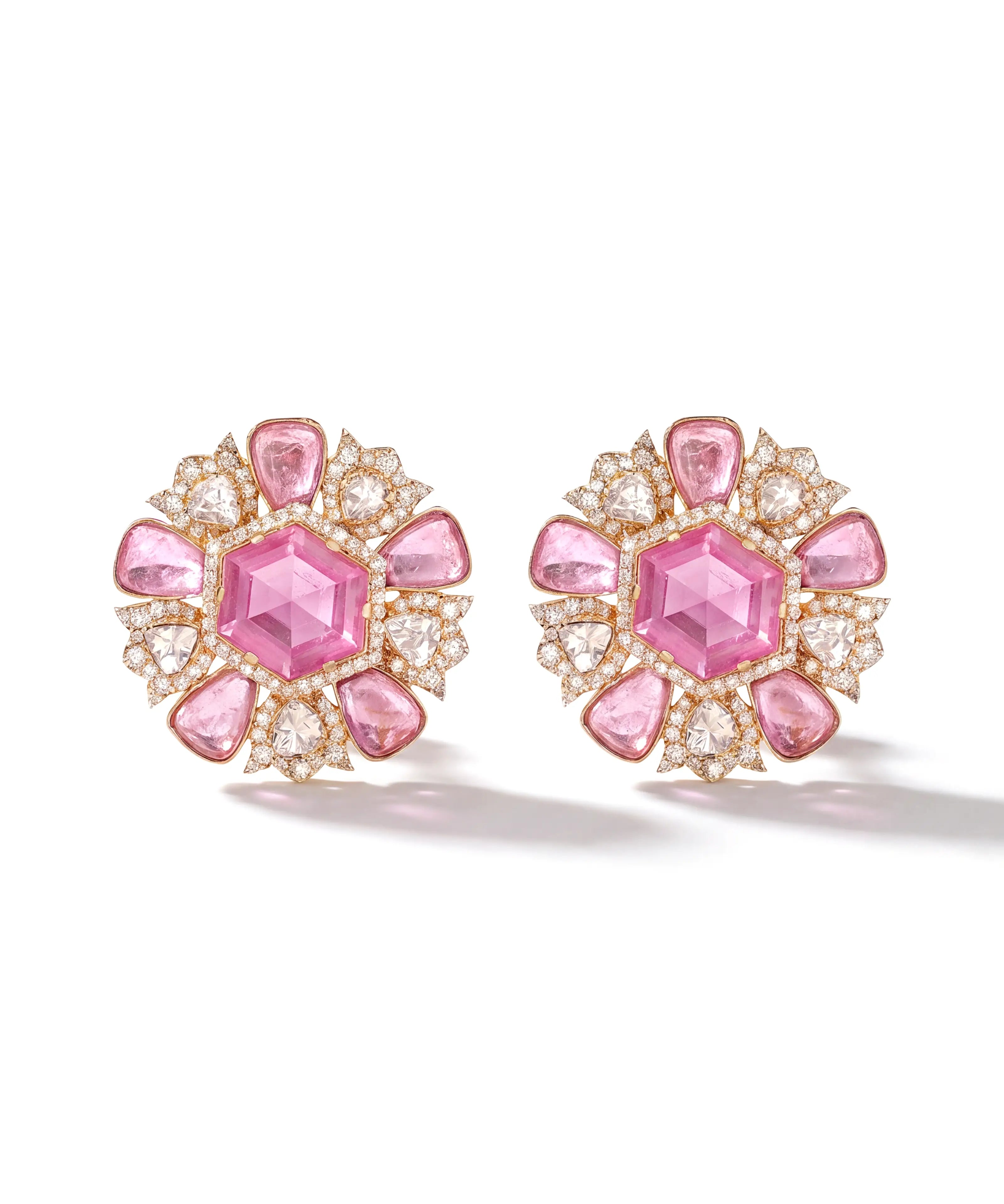 Ruby Flora Earrings | AMARIS JEWELS | Fine Jewelry