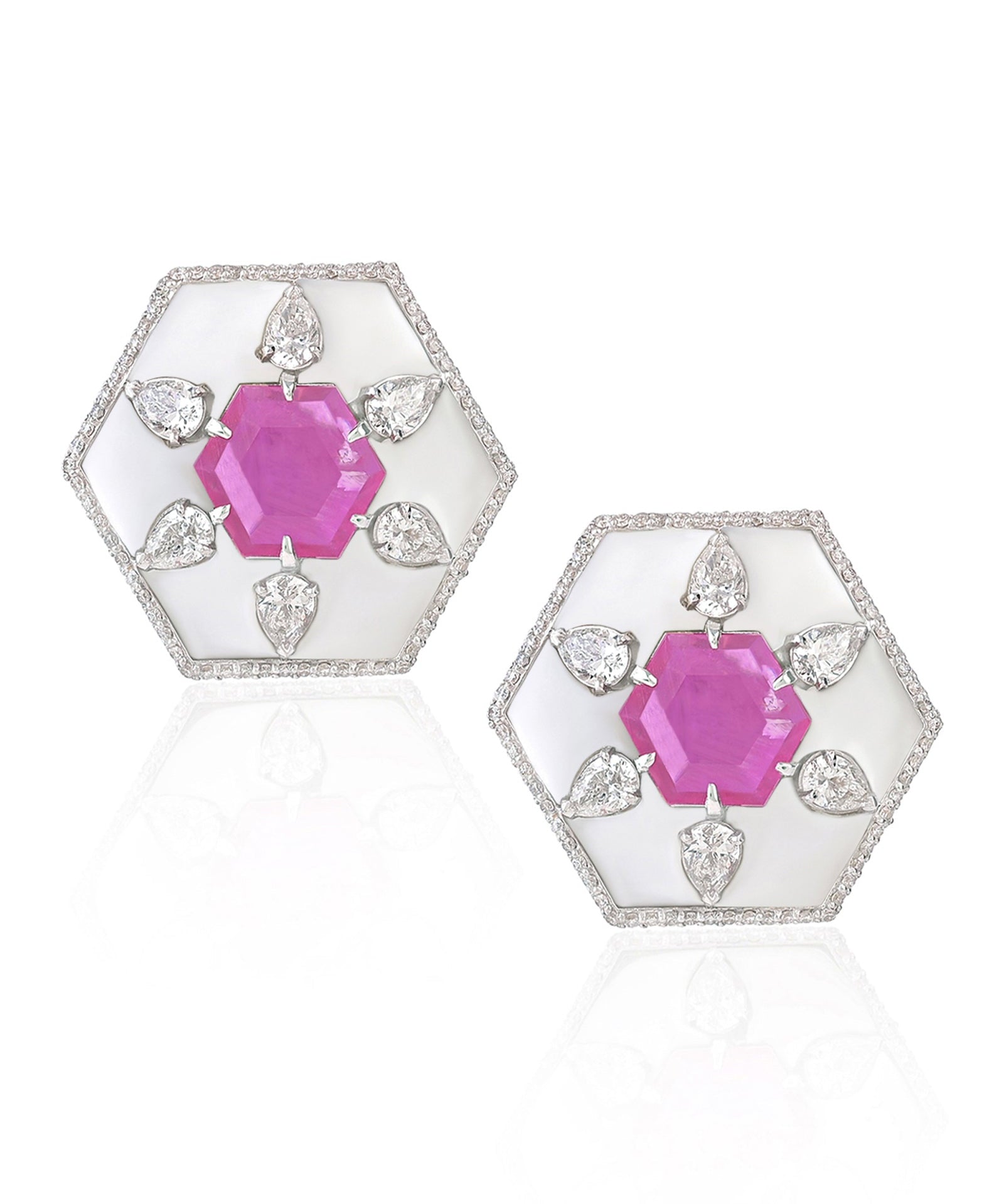 Ruby Glow Earrings | AMARIS JEWELS | Fine Jewelry 