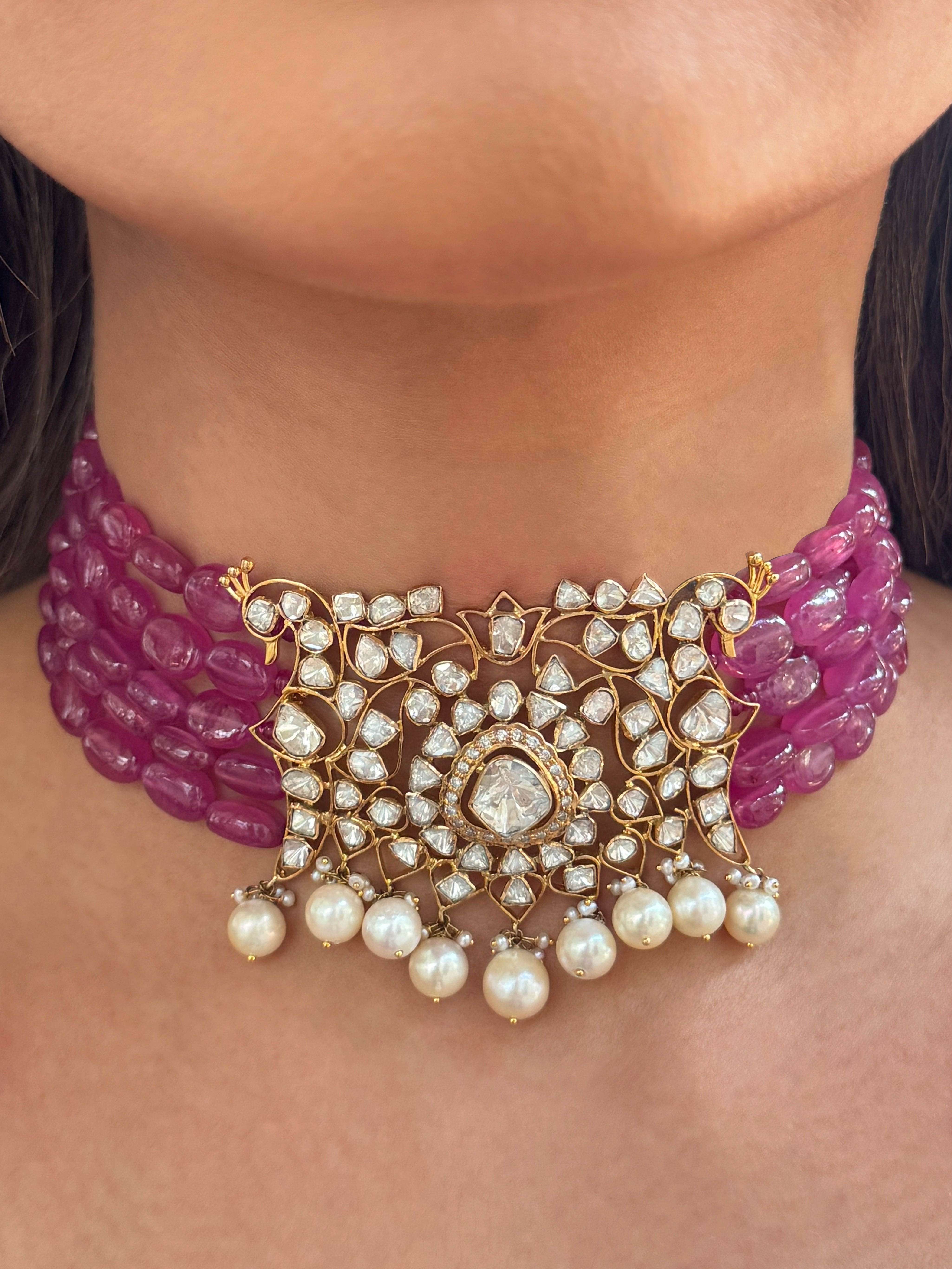 Ruby Parade Choker | AMARIS JEWELS | Fine Jewelry 