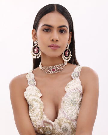 Ruby Raas Choker