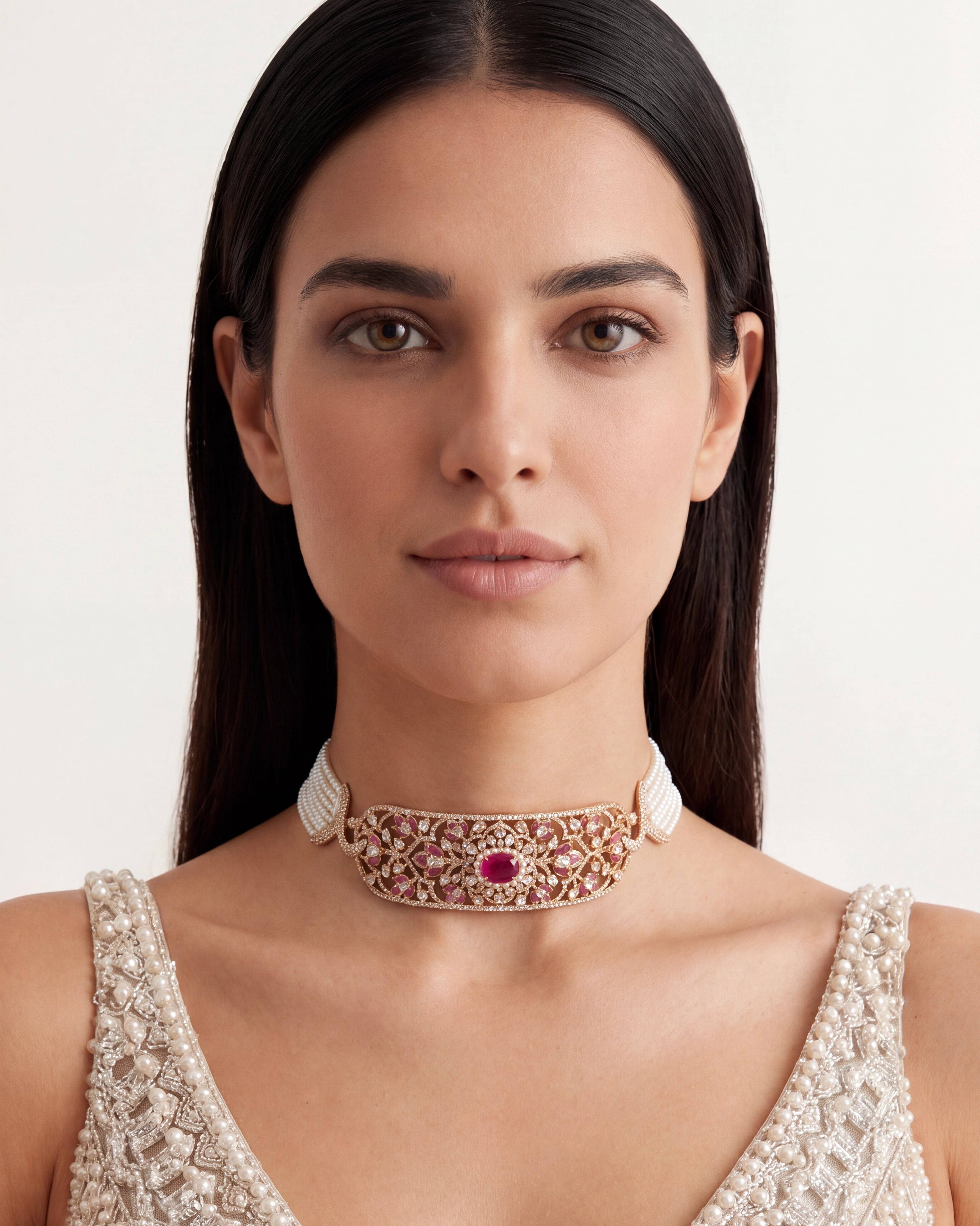 Ruby Raas Choker | AMARIS JEWELS | Fine Jewelry