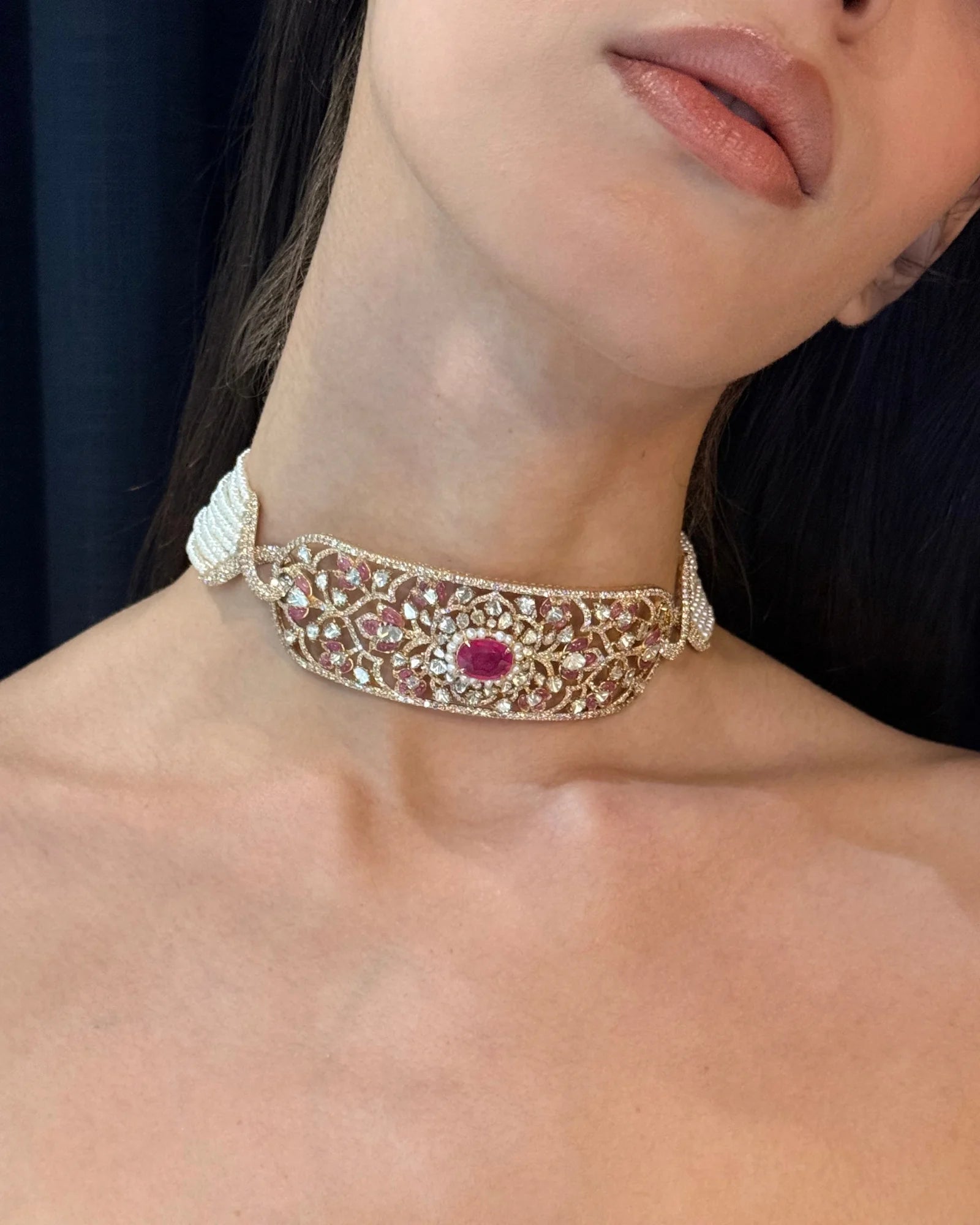 Ruby Raas Choker | AMARIS JEWELS | Fine Jewelry