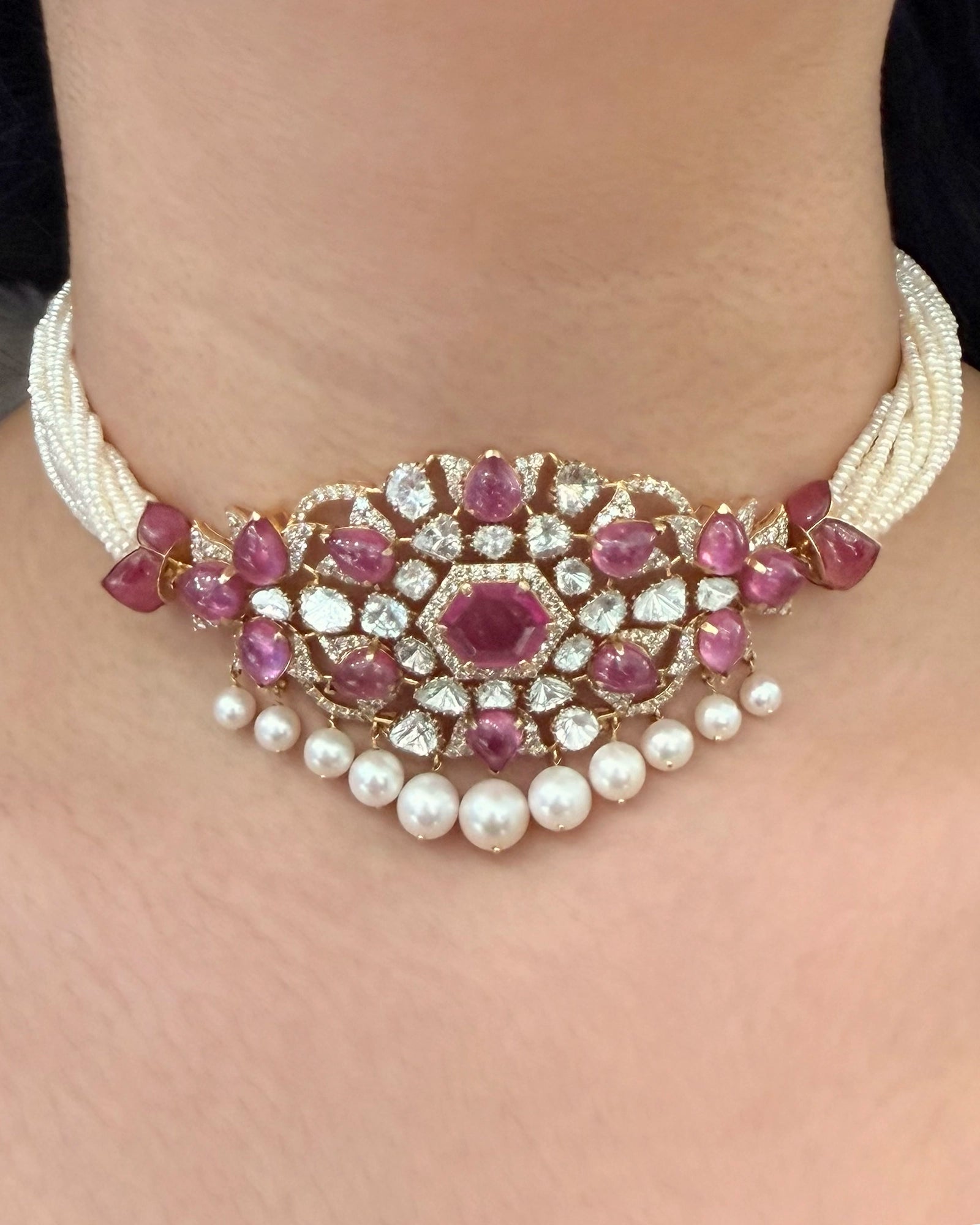 Ruby Regalia necklace | AMARIS JEWELS | Fine Jewelry 