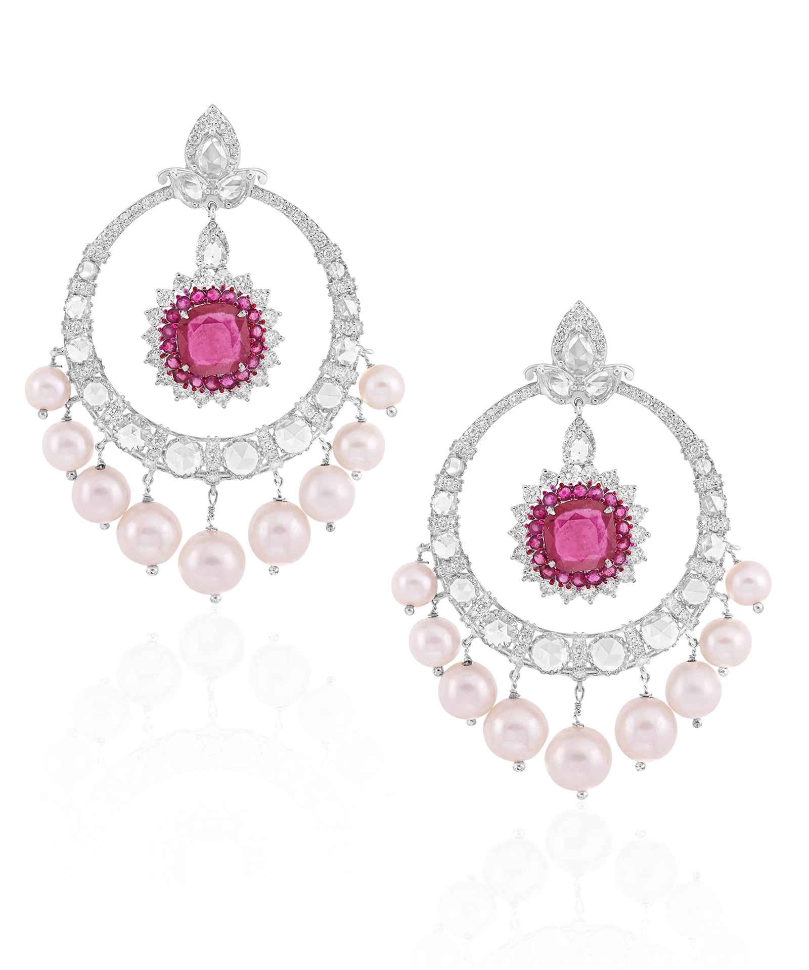 Ruby Reverie Earrings | AMARIS JEWELS | Fine Jewelry 