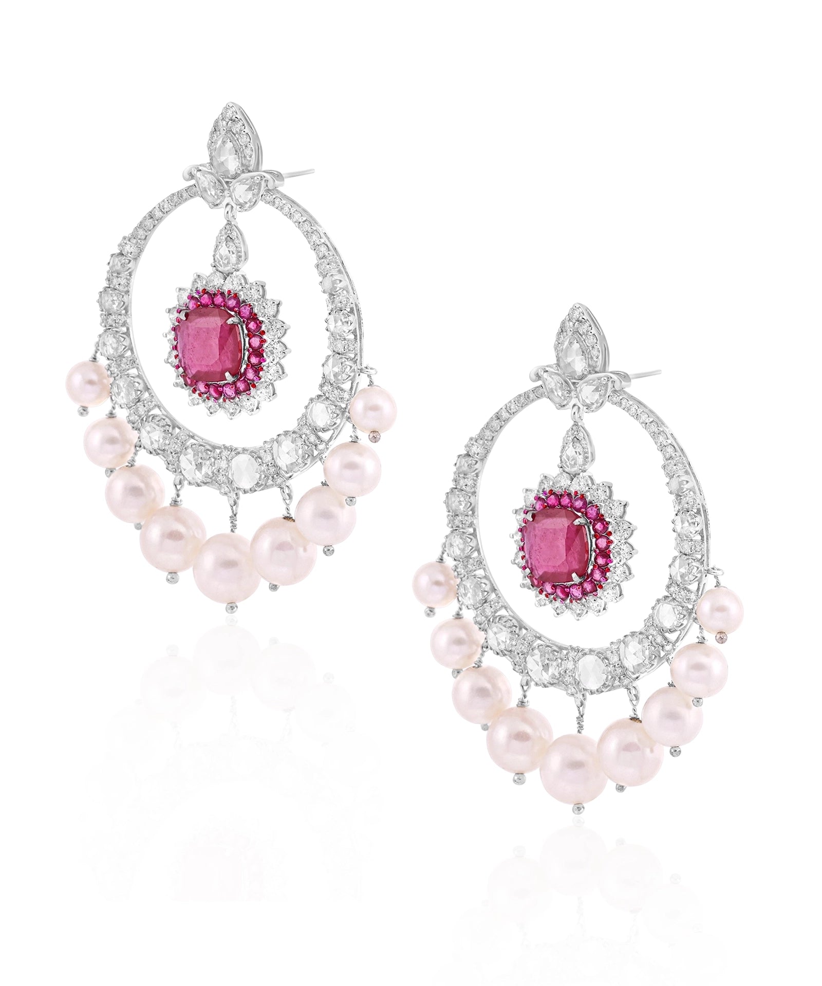Ruby Reverie Earrings | AMARIS JEWELS | Fine Jewelry 