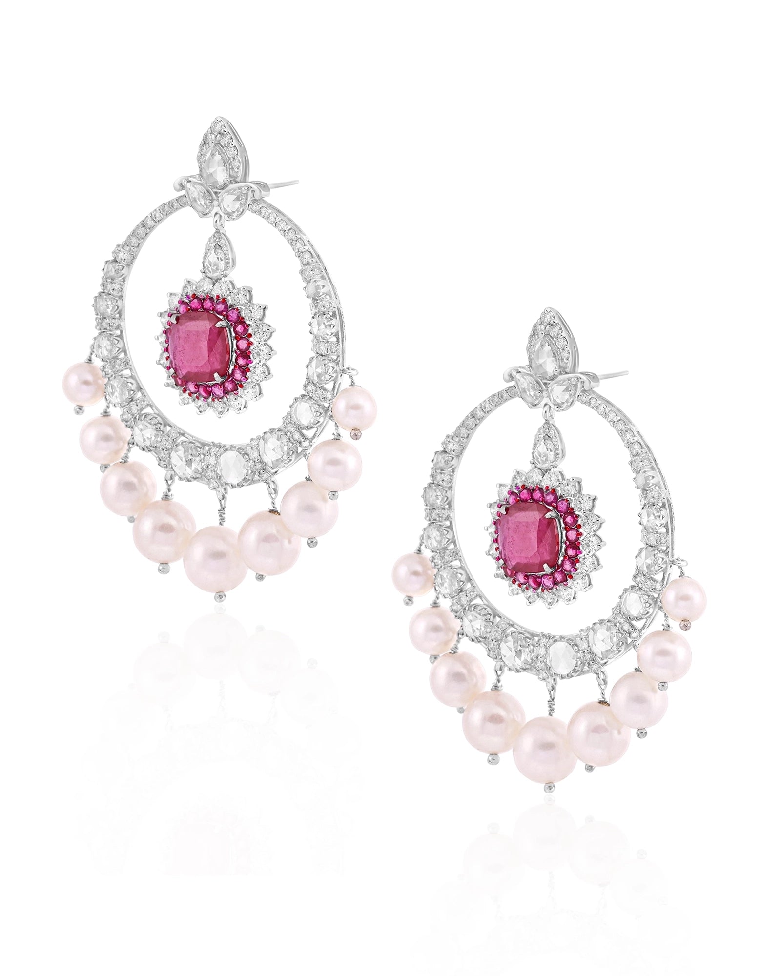 Ruby Reverie Earrings | AMARIS JEWELS | Fine Jewelry 