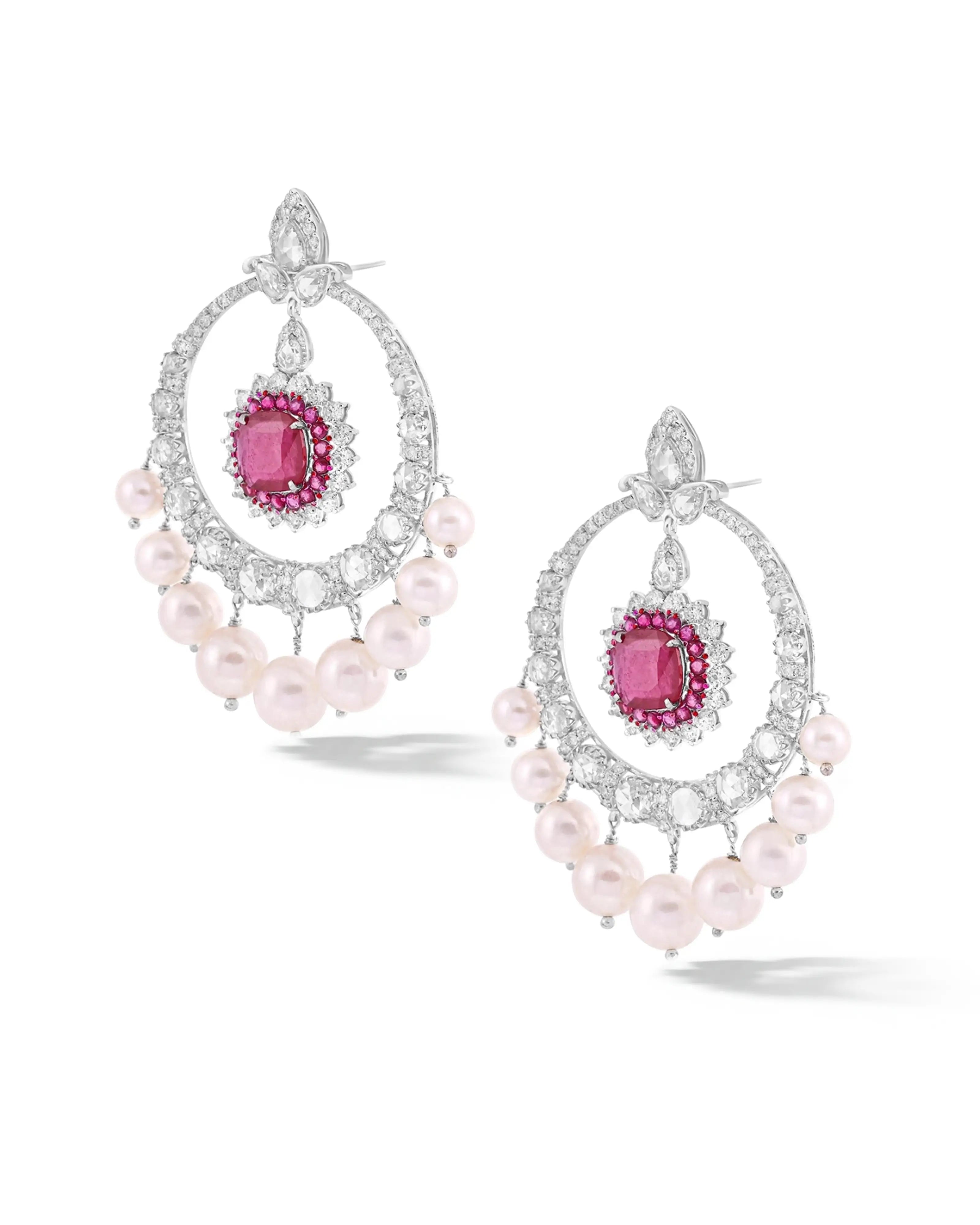 Ruby Reverie Earrings | AMARIS JEWELS | Fine Jewelry