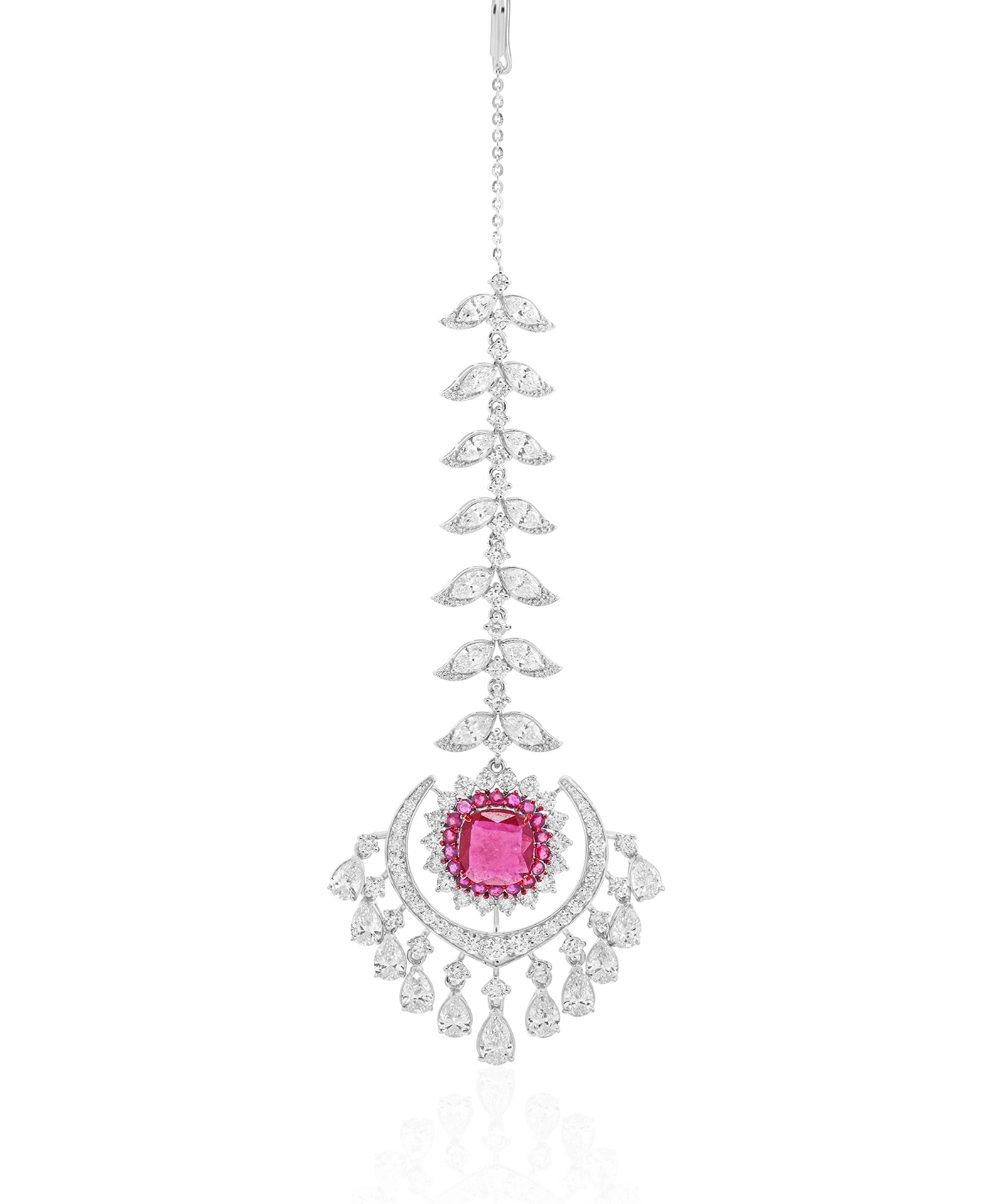 Ruby Reverie Maangtikka | AMARIS JEWELS | Fine Jewelry 