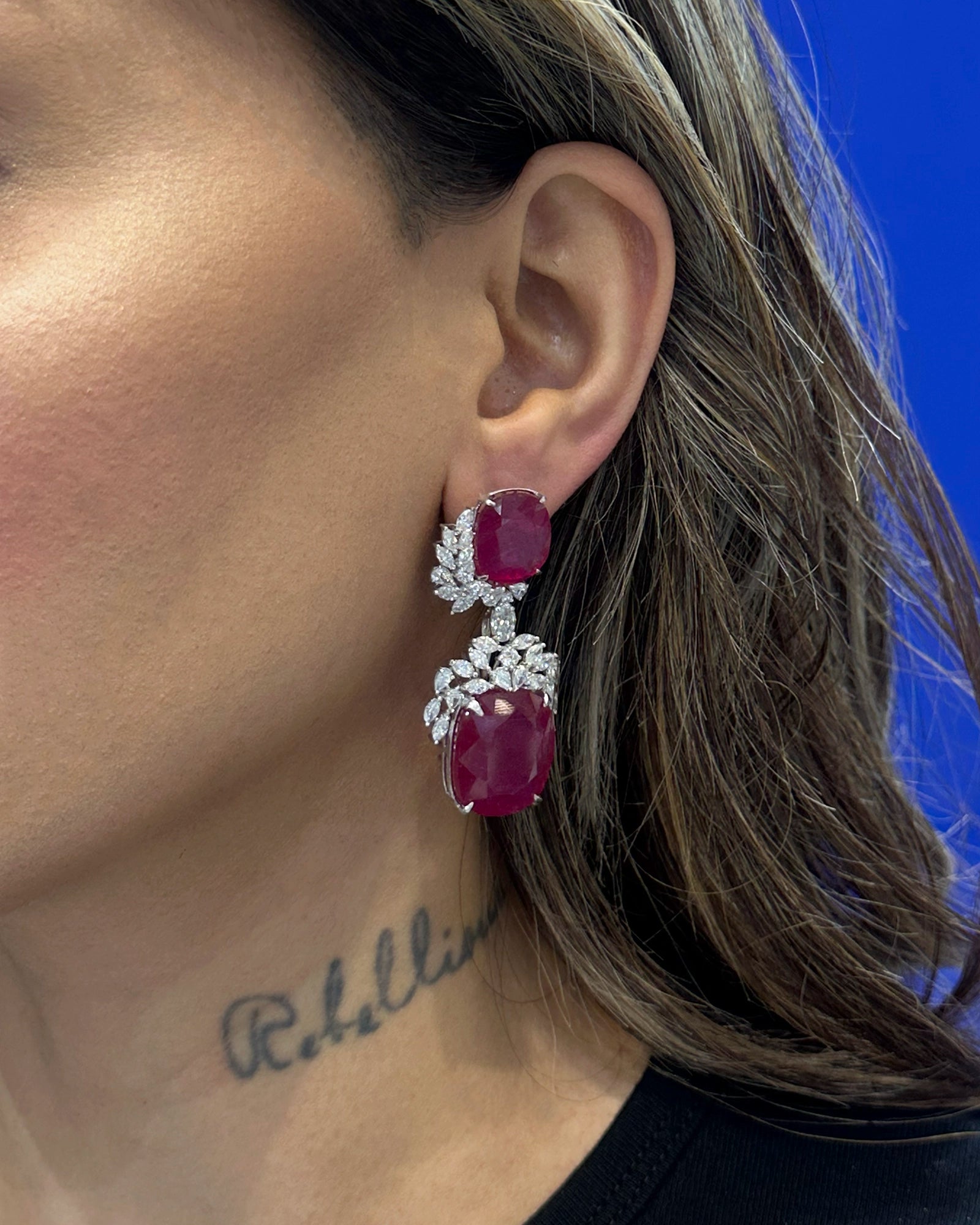 Ruby Rouge Earrings | AMARIS JEWELS | Fine Jewelry 