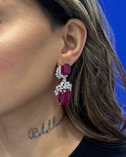 Ruby Rouge Earrings | AMARIS JEWELS | Fine Jewelry 