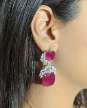Ruby Rouge Earrings | AMARIS JEWELS | Fine Jewelry 