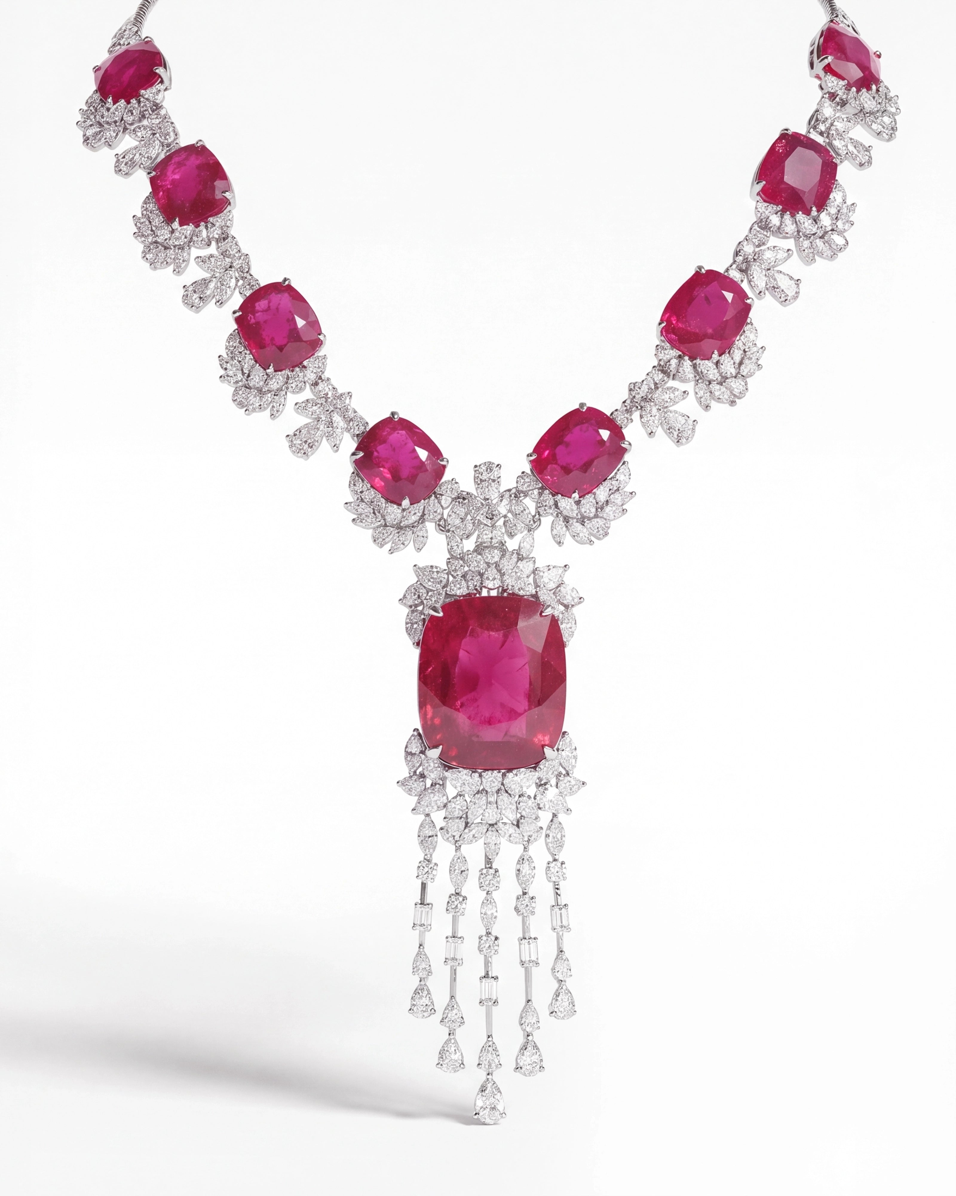 Ruby Rouge Necklace | AMARIS JEWELS | Fine Jewelry