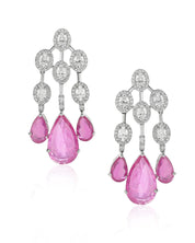 Ruby Waterfall Earrings | AMARIS JEWELS | Fine Jewelry 