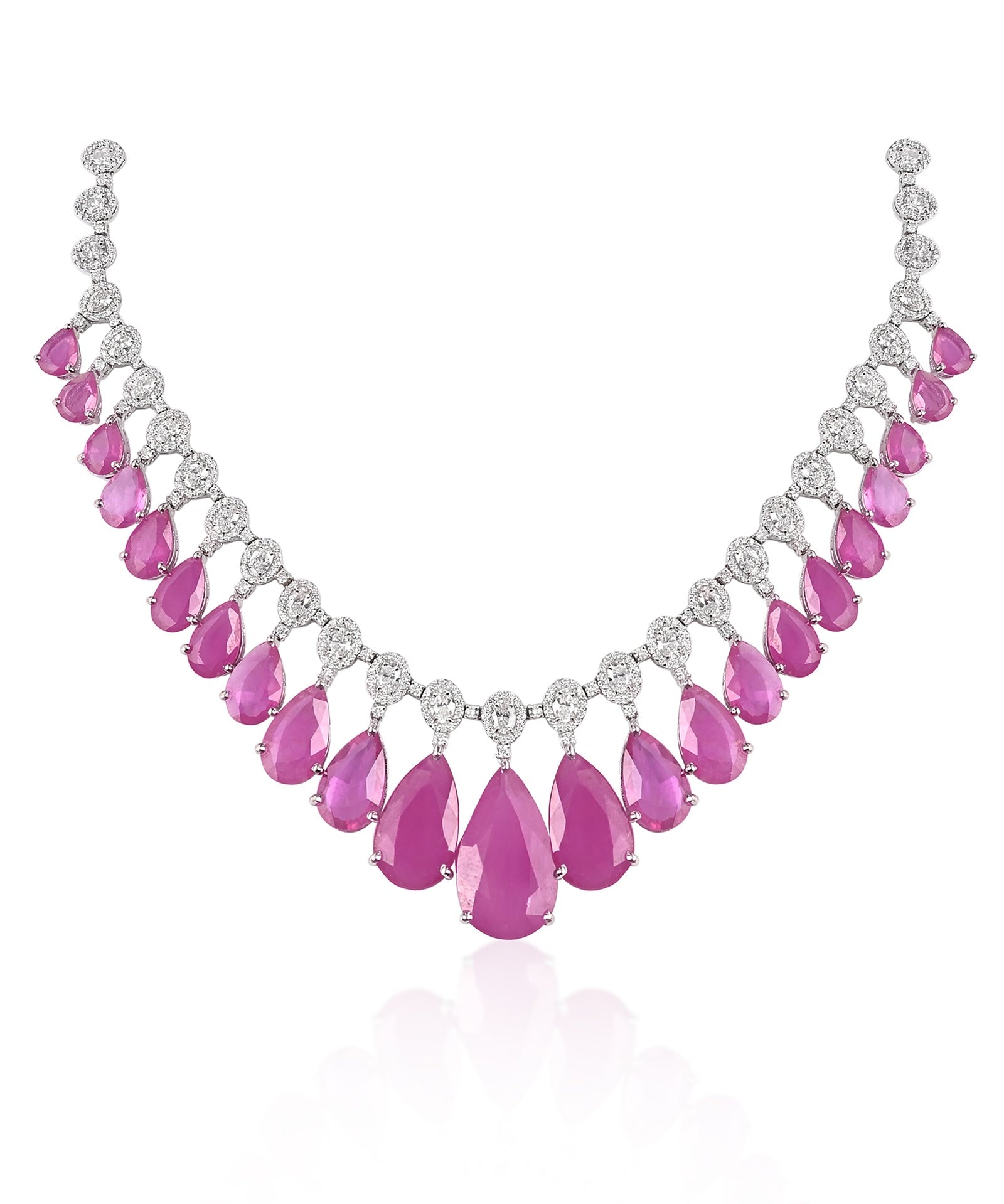 Ruby Waterfall Necklace | AMARIS JEWELS | Fine Jewelry 