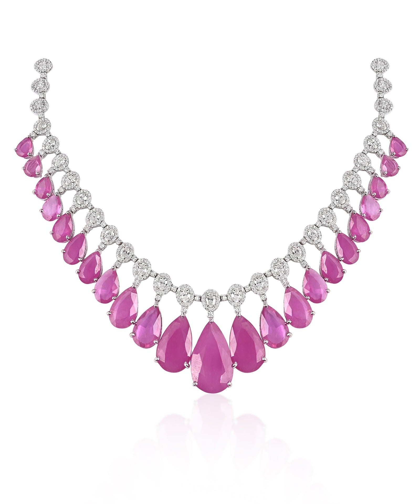 Ruby Waterfall Necklace | AMARIS JEWELS | Fine Jewelry 