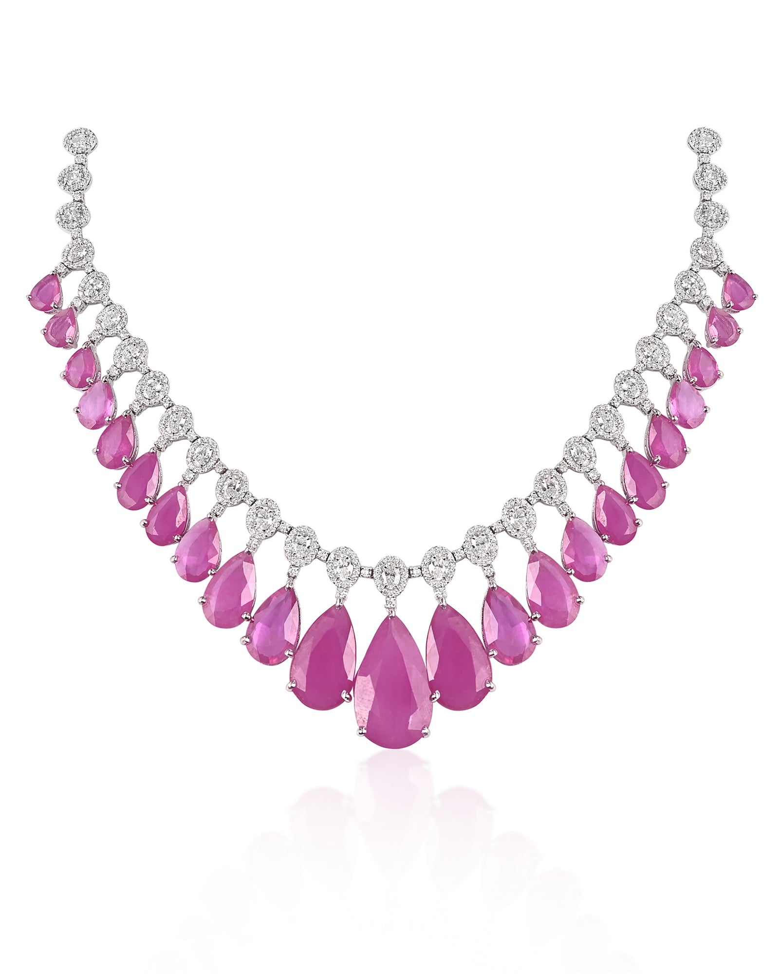 Ruby Waterfall Necklace | AMARIS JEWELS | Fine Jewelry 