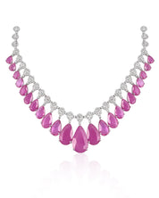 Ruby Waterfall Necklace | AMARIS JEWELS | Fine Jewelry 
