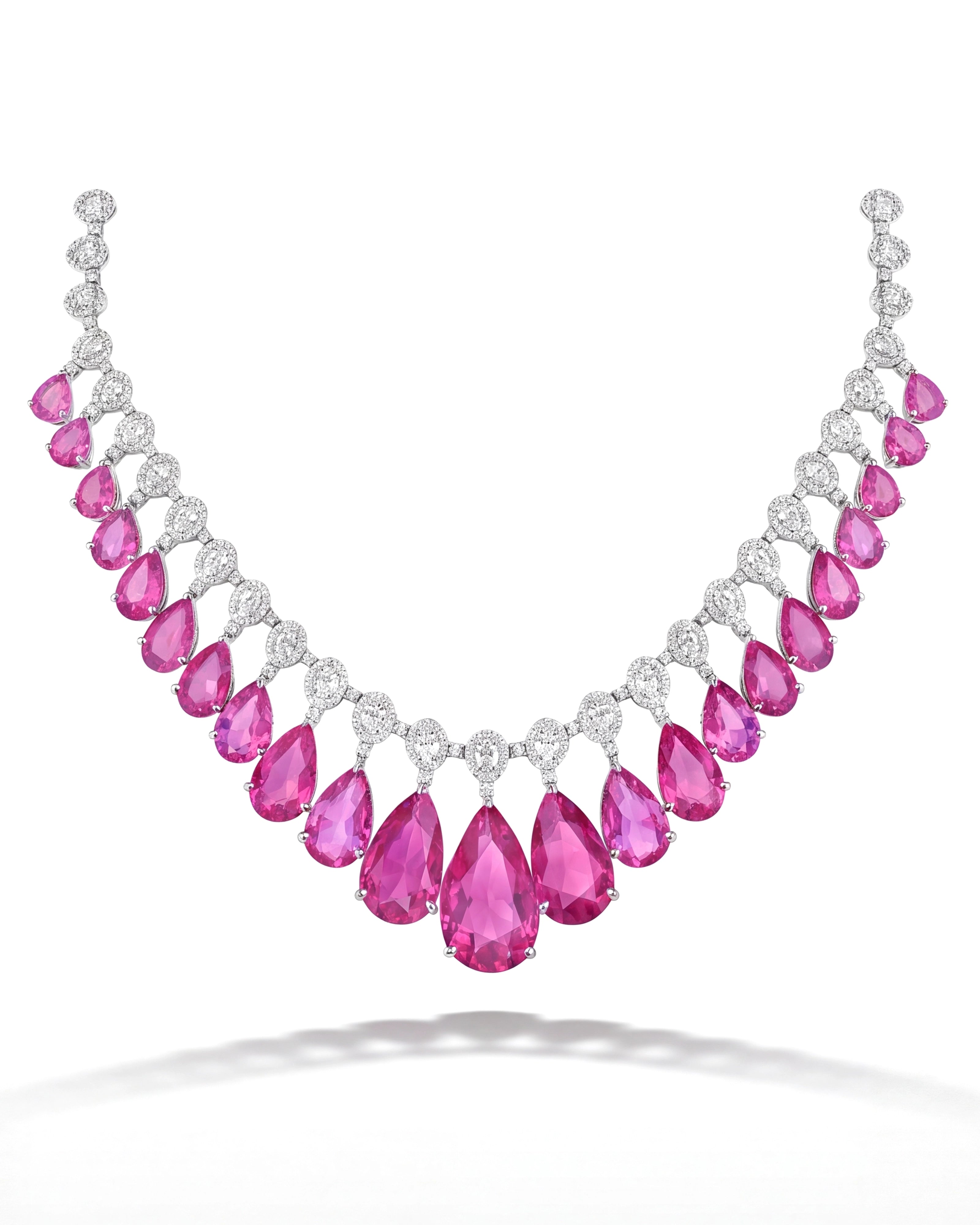 Ruby Waterfall Necklace | AMARIS JEWELS | Fine Jewelry