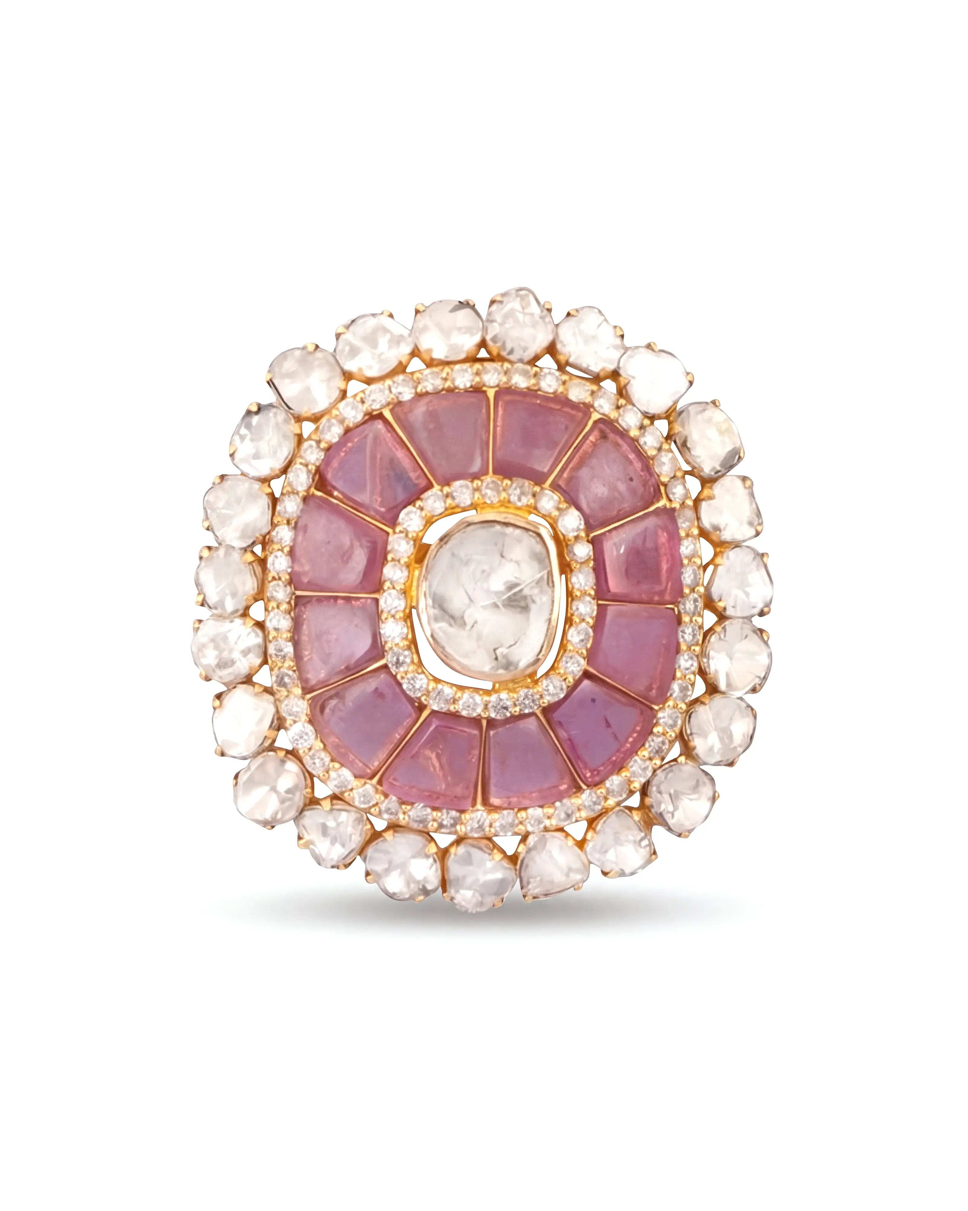 Ruby Duet Ring