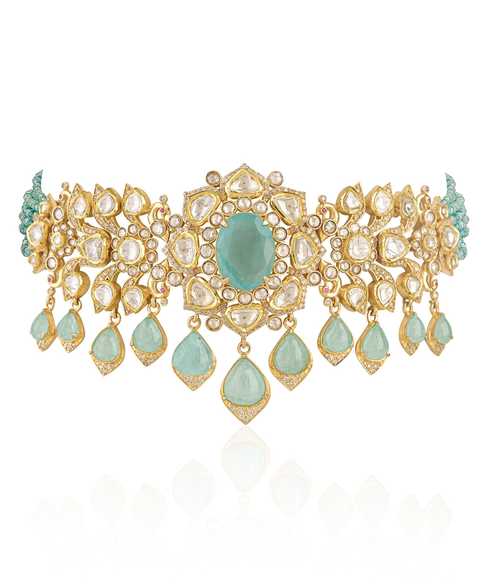 Ruhaani Emerald Choker | AMARIS JEWELS | Fine Jewelry 