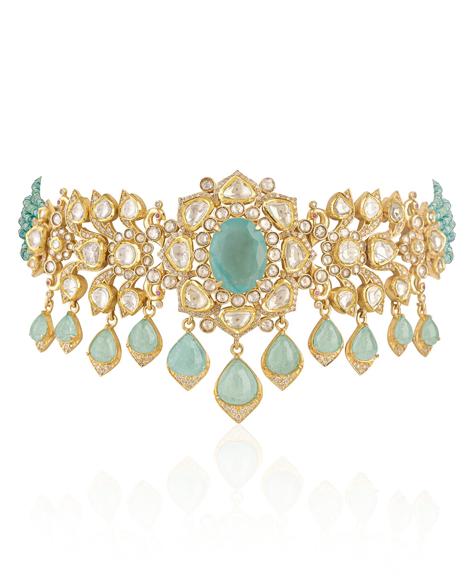 Ruhaani Emerald Choker | AMARIS JEWELS | Fine Jewelry 