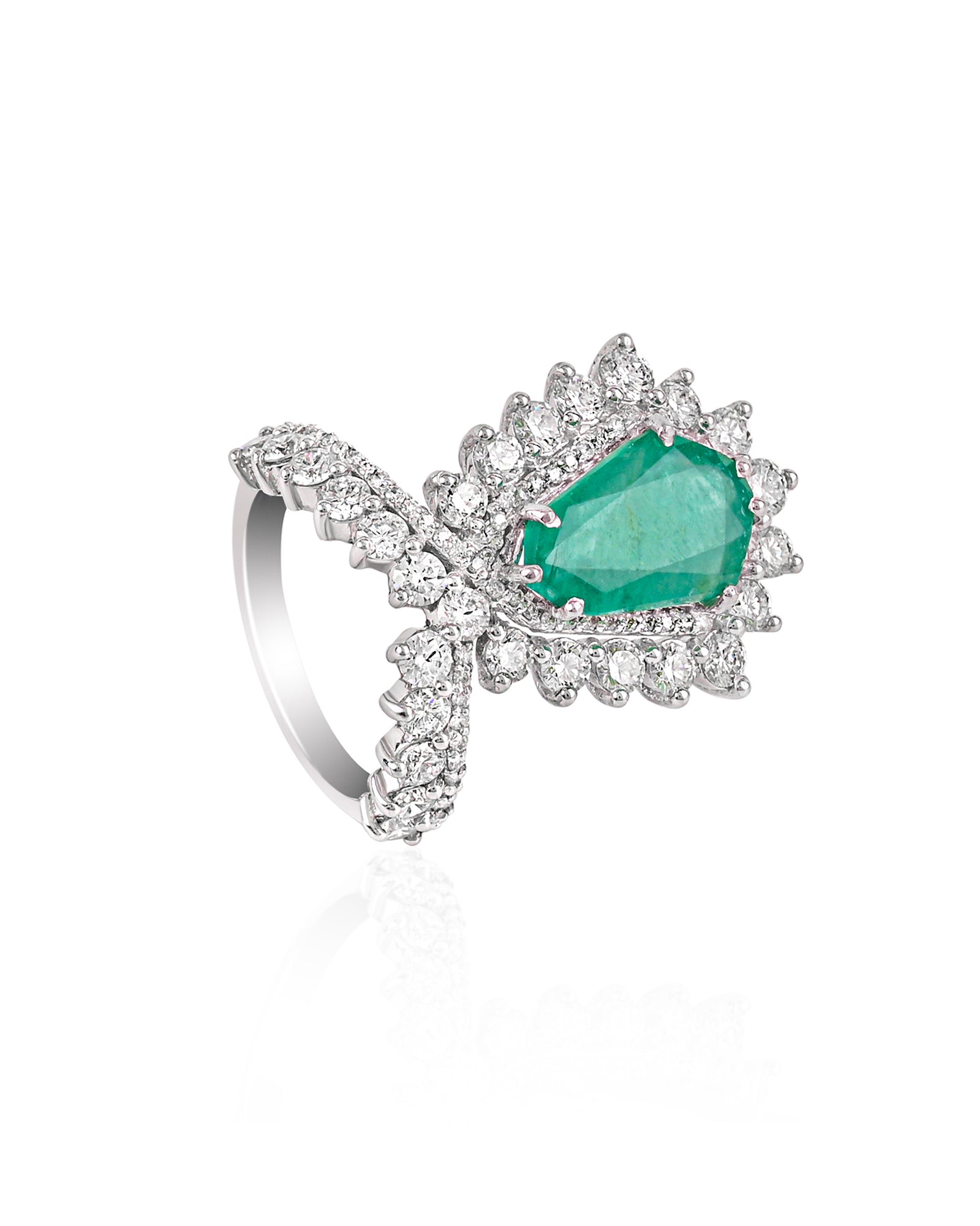 Runway Ready Ring (Emeralds) | AMARIS JEWELS | Fine Jewelry 