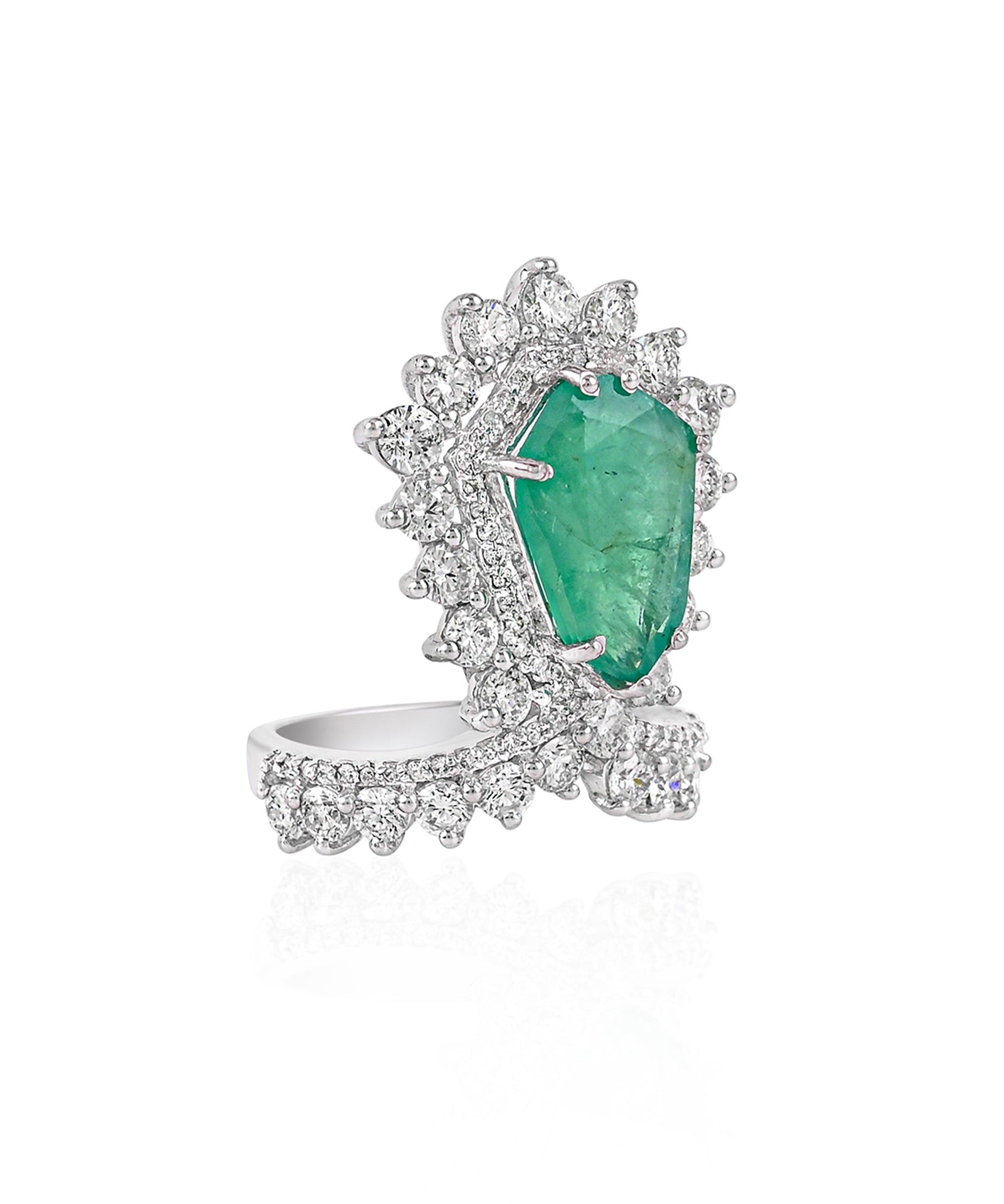 Runway Ready Ring (Emeralds) | AMARIS JEWELS | Fine Jewelry 