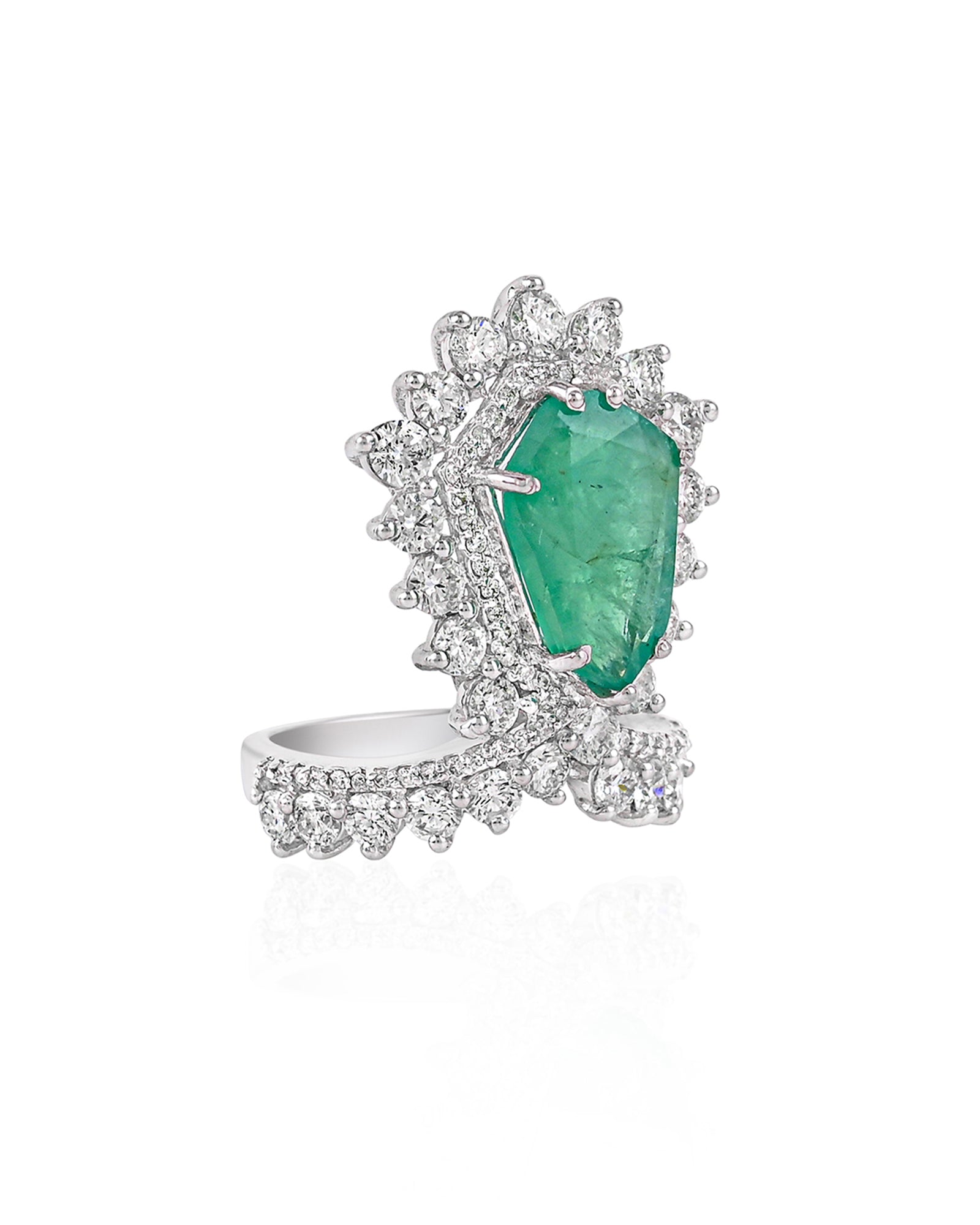 Runway Ready Ring (Emeralds) | AMARIS JEWELS | Fine Jewelry 