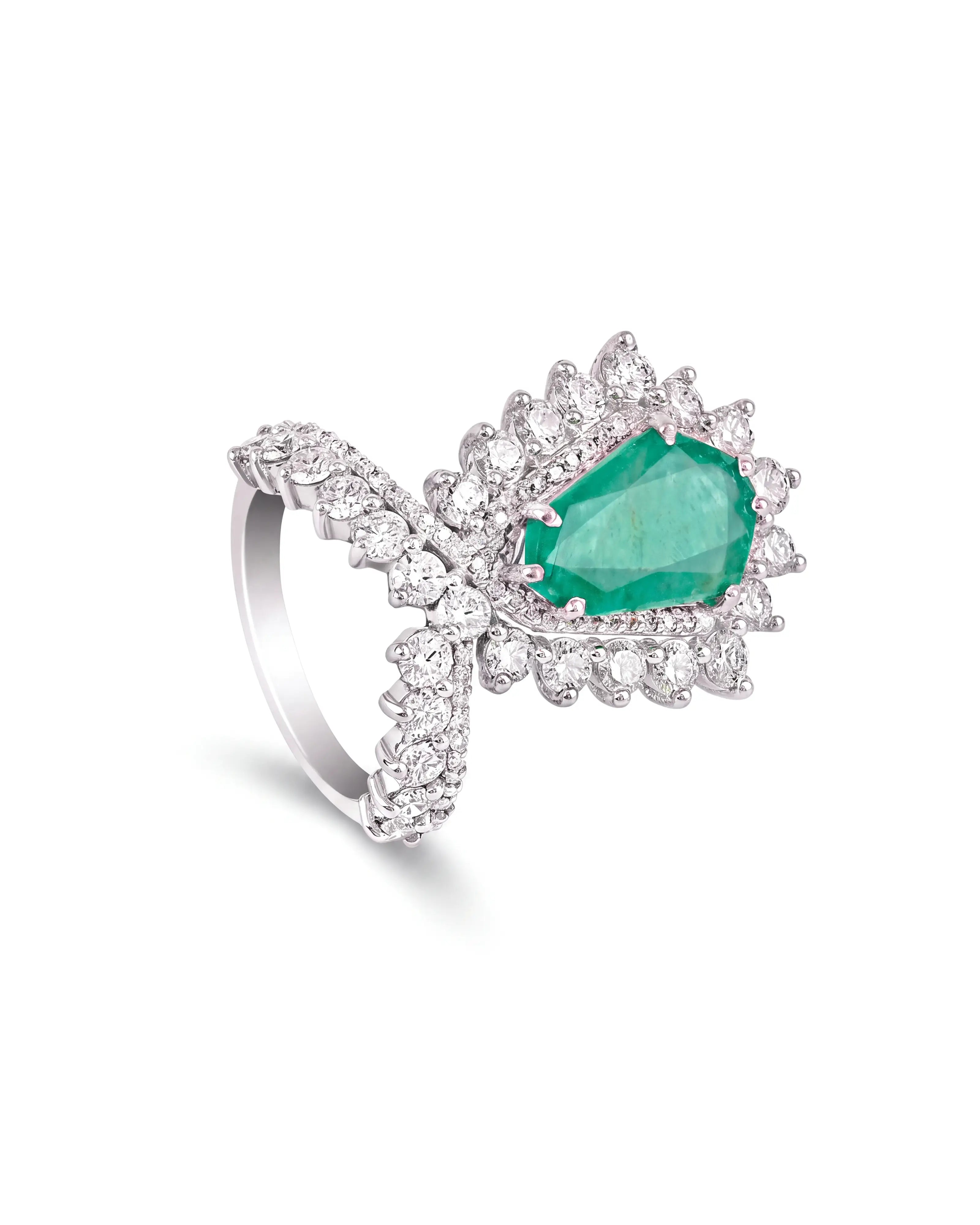 Runway Ready Ring (Emeralds) | AMARIS JEWELS | Fine Jewelry