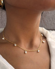 Santorini Sparkle Necklace | AMARIS JEWELS | Fine Jewelry 