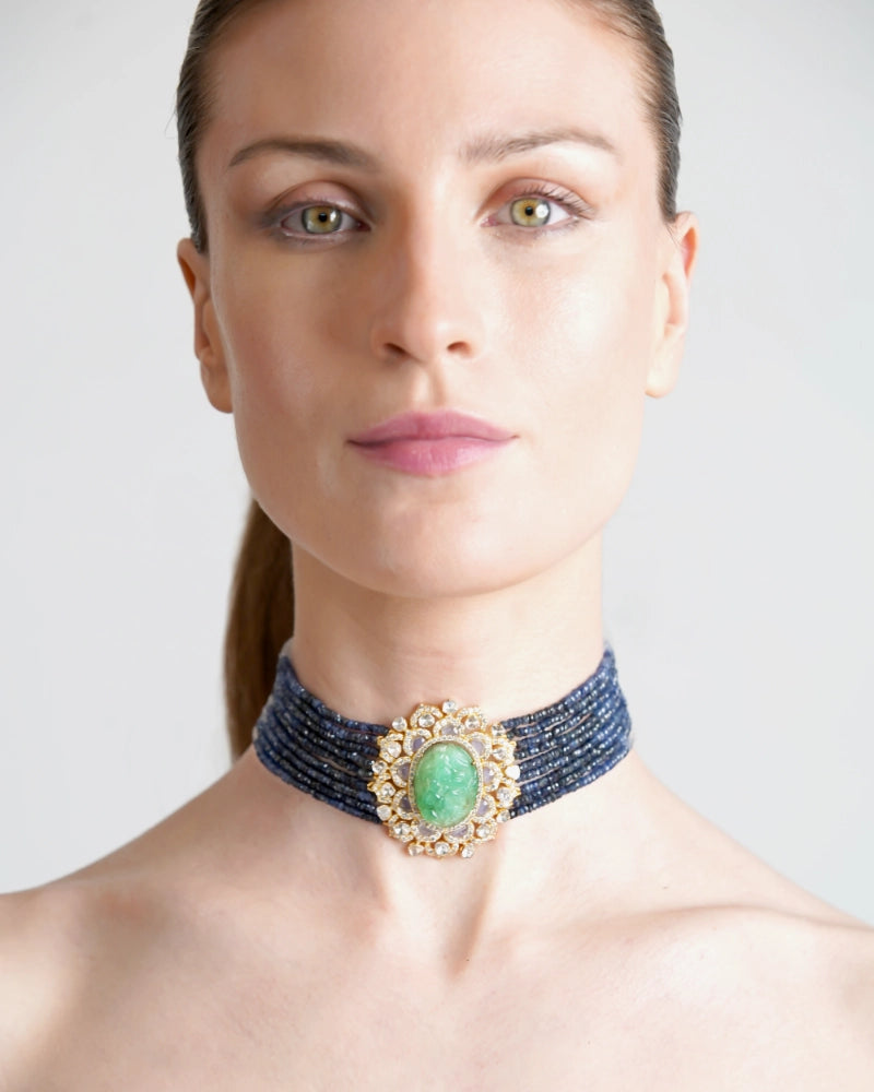 Sapphire Hues Choker | AMARIS JEWELS | Fine Jewelry 