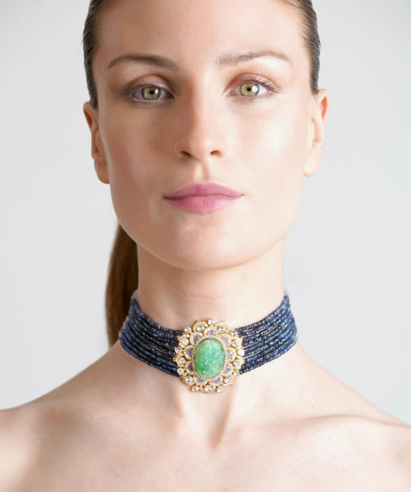 Sapphire Hues Choker | AMARIS JEWELS | Fine Jewelry 