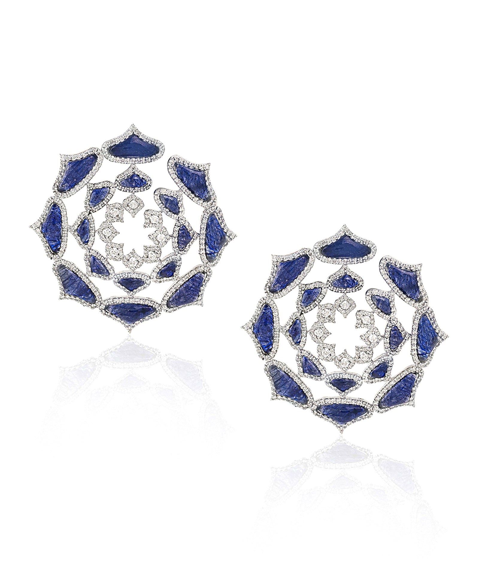 Sapphire Prism Earrings | AMARIS JEWELS | Fine Jewelry 