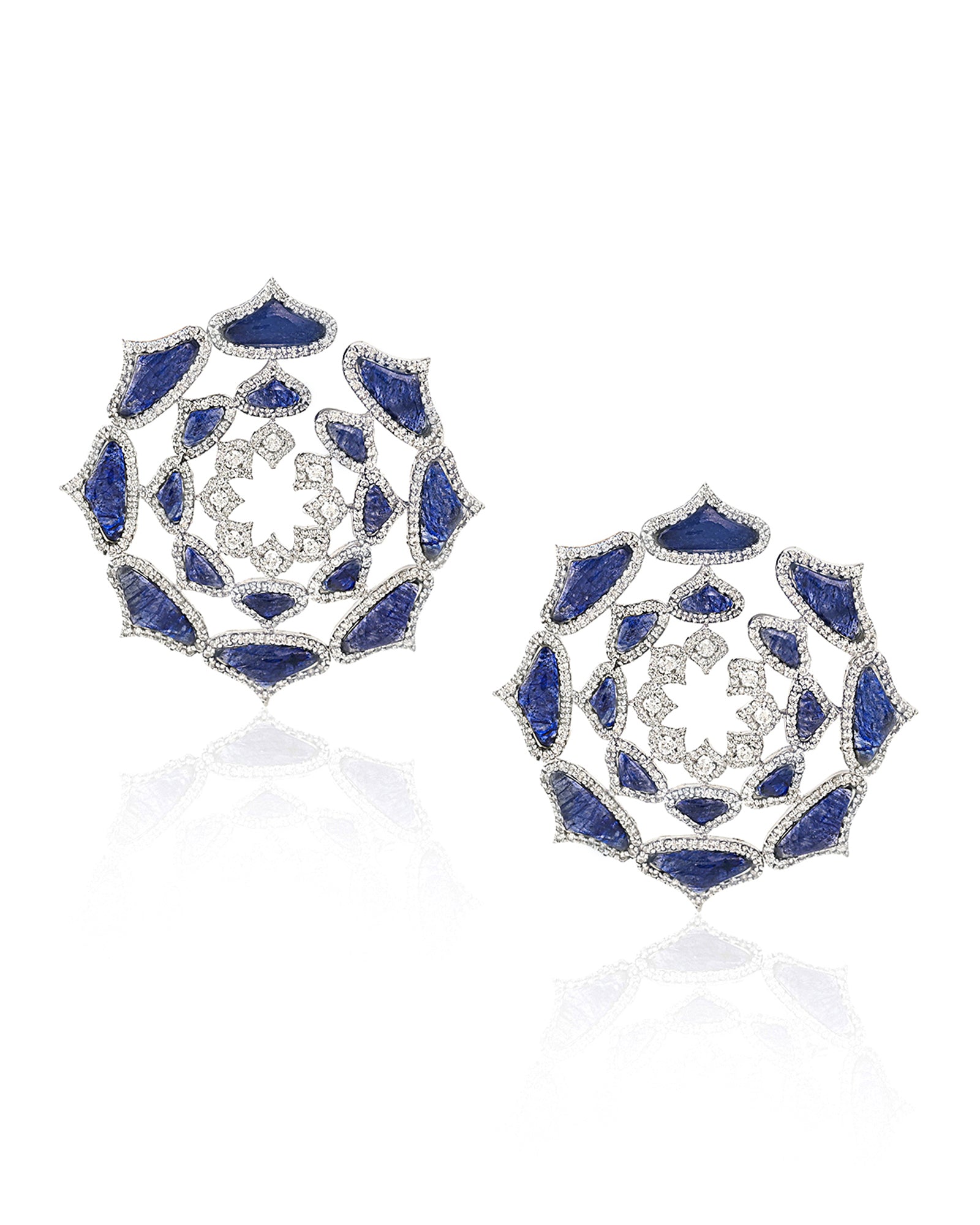 Sapphire Prism Earrings | AMARIS JEWELS | Fine Jewelry 